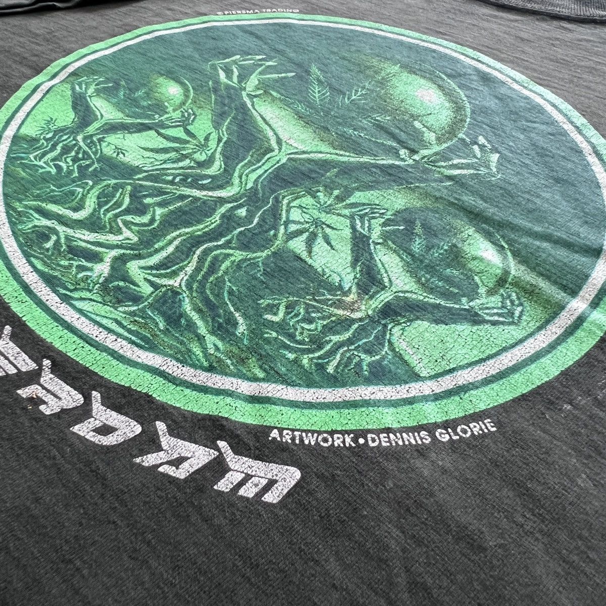 Vintage Amsterdam Weed Drug Art Tee Thrashed Sun Faded Distressed Size US XL / EU 56 / 4 - 6 Thumbnail