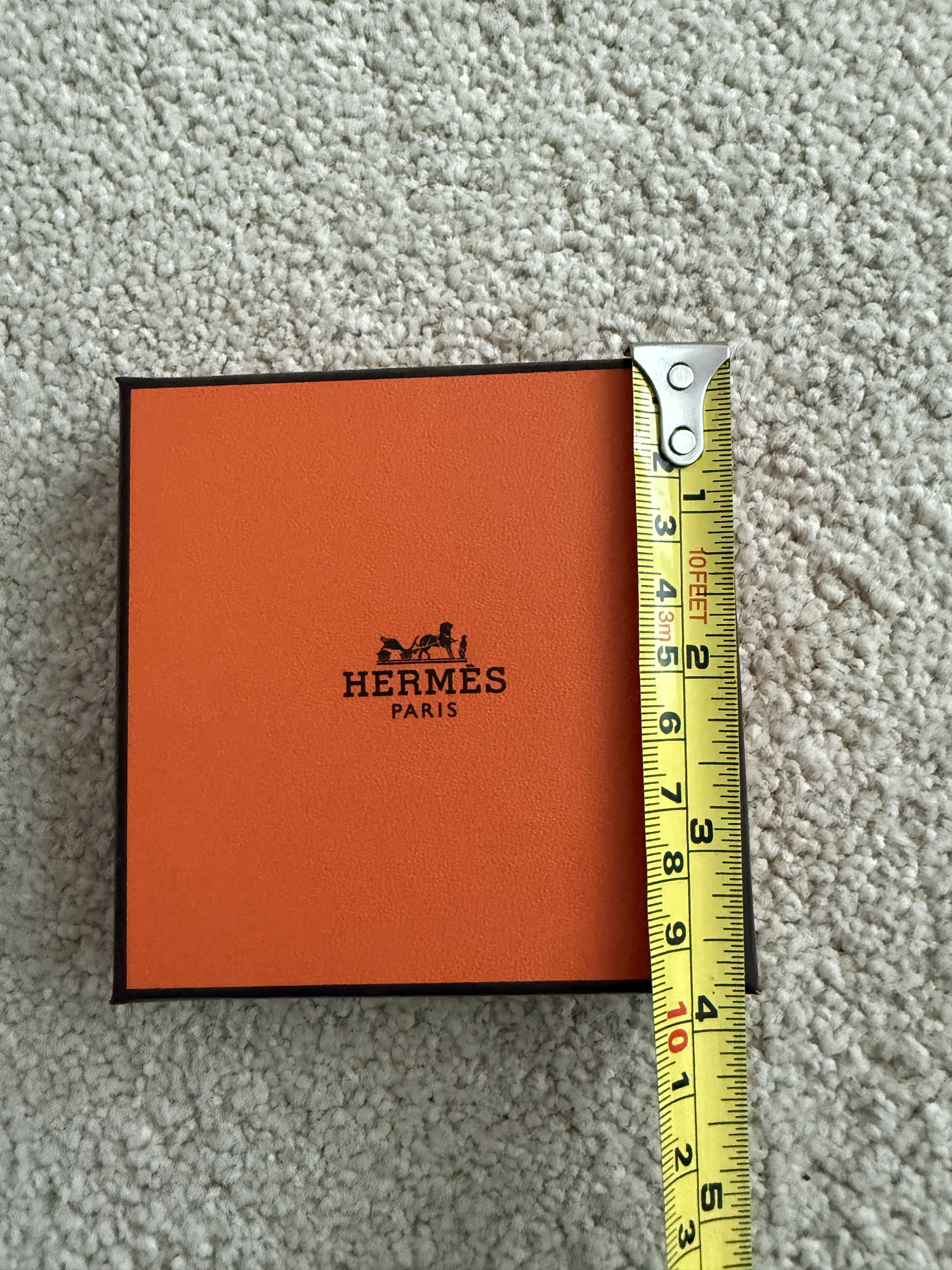 Hermes Authentic Hermes Large Gift Box - 4x4 inches Size ONE SIZE - 4 Thumbnail