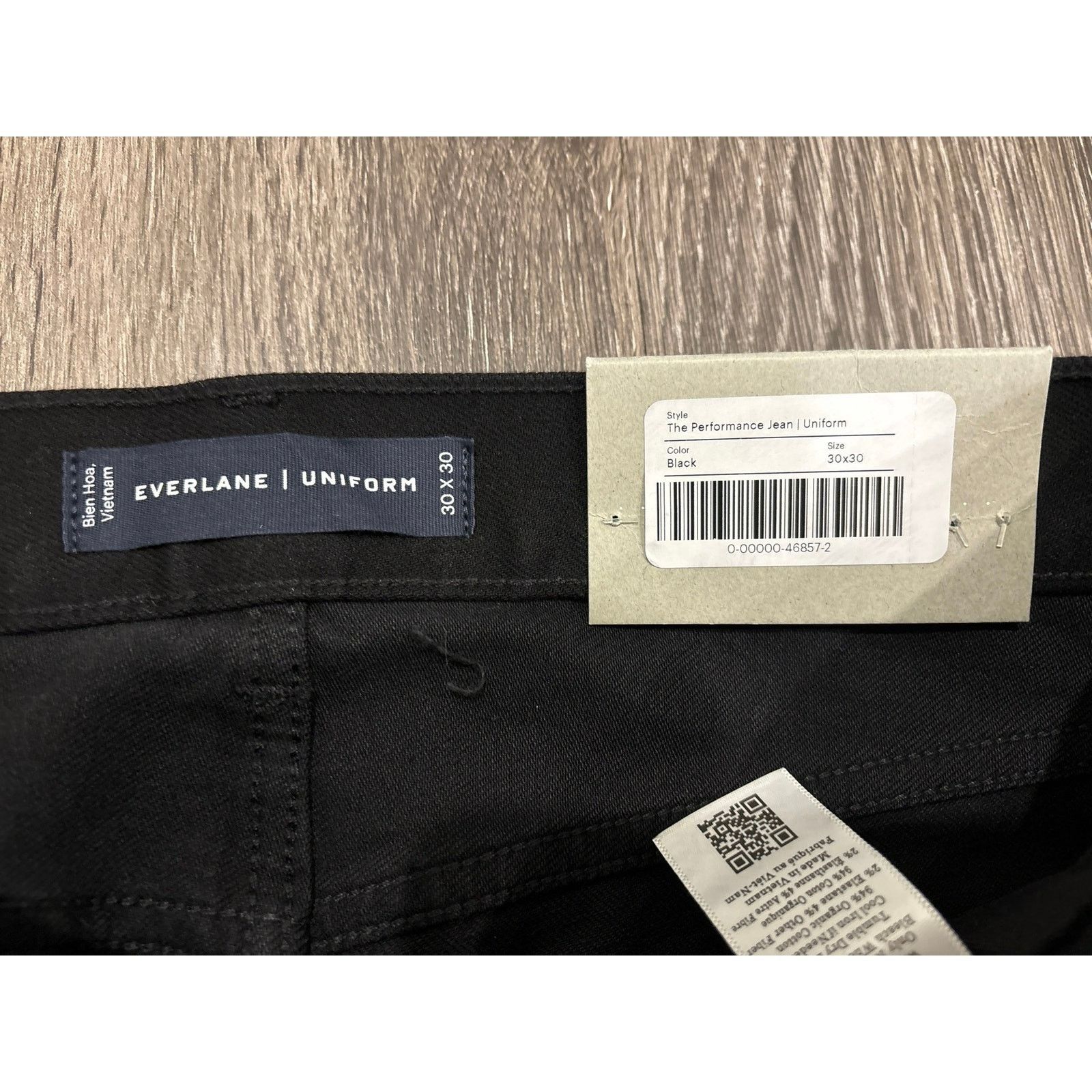 Everlane NWT Everlane The Athletic Jean Uniform In Black Size 30x30 Size US 30 / EU 46 - 5 Thumbnail