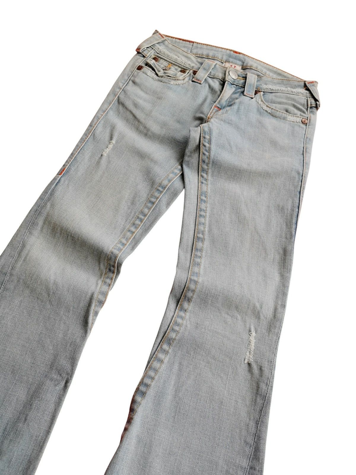 True Religion Rare True Religion Low Rise Flared Jeans Made in USA 26" Size 26" / US 2 / IT 38 - 4 Thumbnail