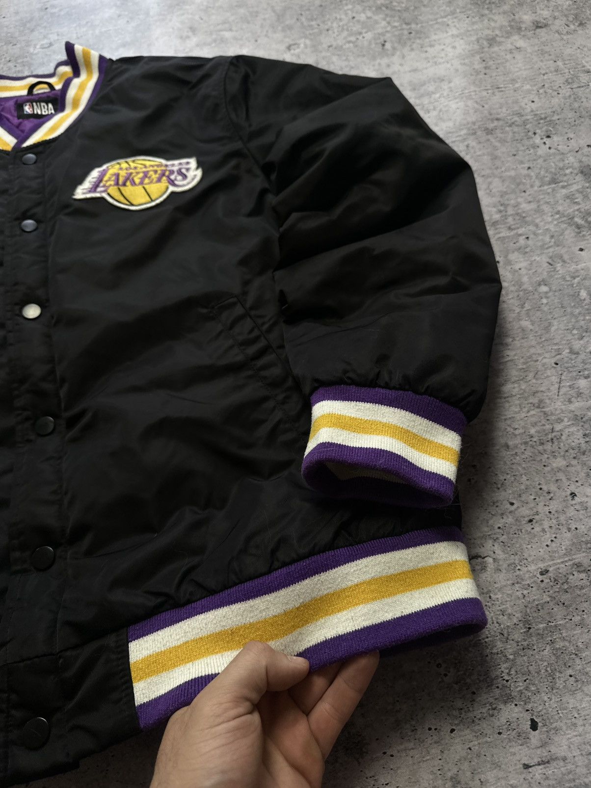 NBA NBA Lakers Y2K Quilt 23 LeBron Jacket Bomber Size US L / EU 52-54 / 3 - 4 Thumbnail