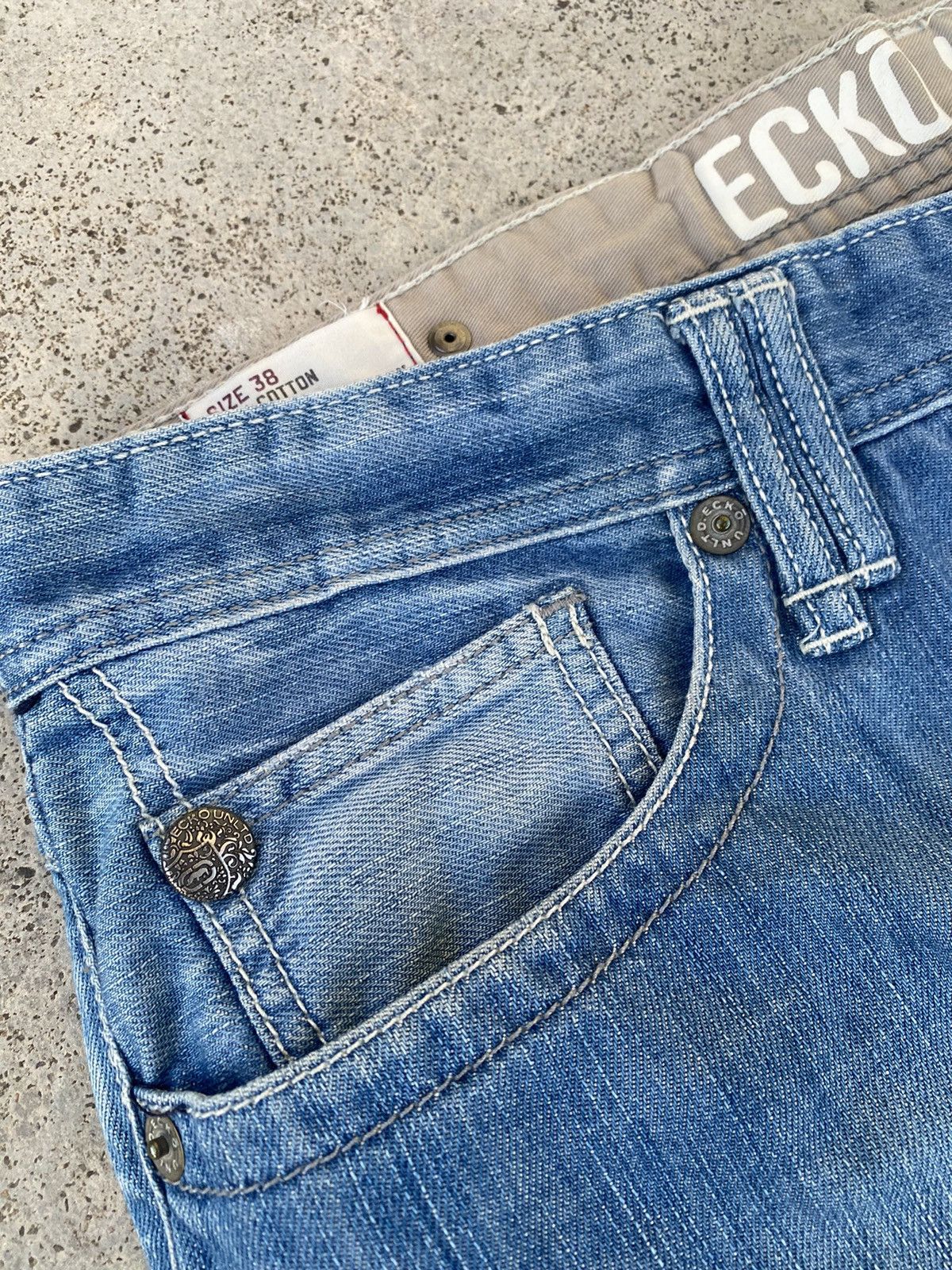 Ecko Unltd. 2000s Ecko Unlimited y2k Baggy Jeans Jnco Styled Size US 38 / EU 54 - 10 Thumbnail
