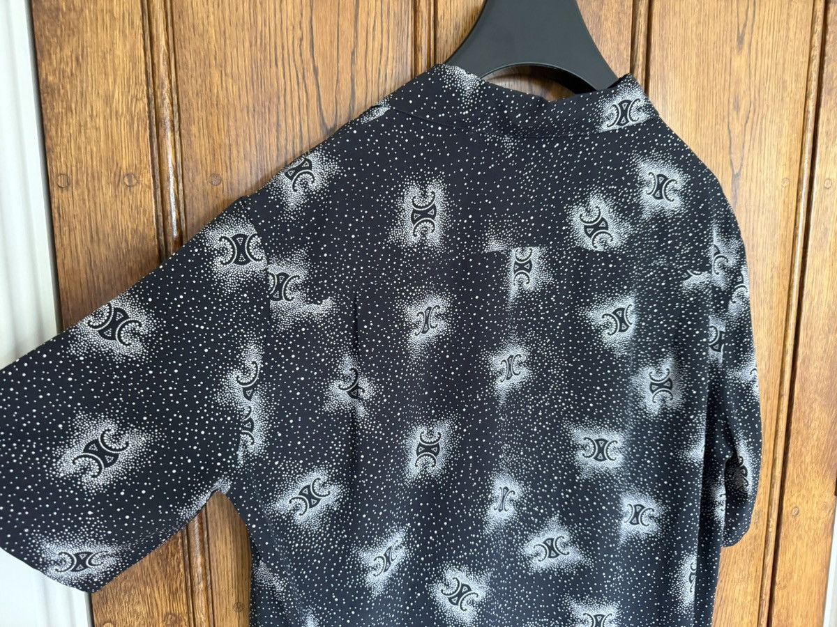 Celine $1.45k SS25 Celine 💯% silk Hawaiian shirt Hedi 39 sample Size US M / EU 48-50 / 2 - 18 Thumbnail