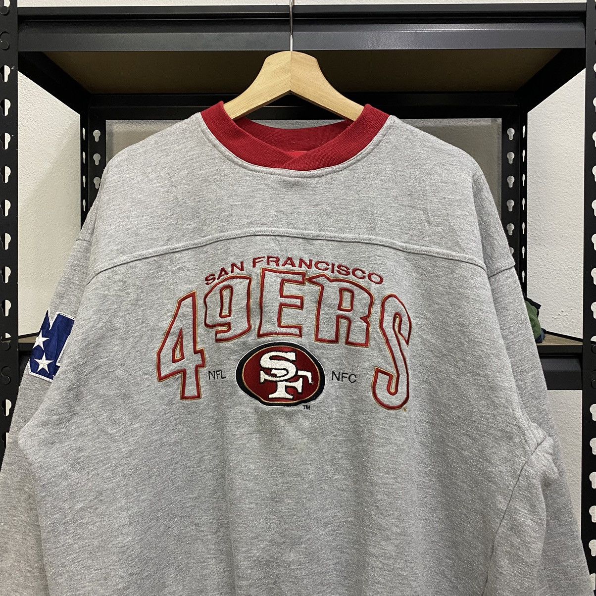 Lee × NFL × Vintage Vintage Lee Sport NFL Embroidery sweatshirt vneck size L Size US L / EU 52-54 / 3 - 2 Thumbnail