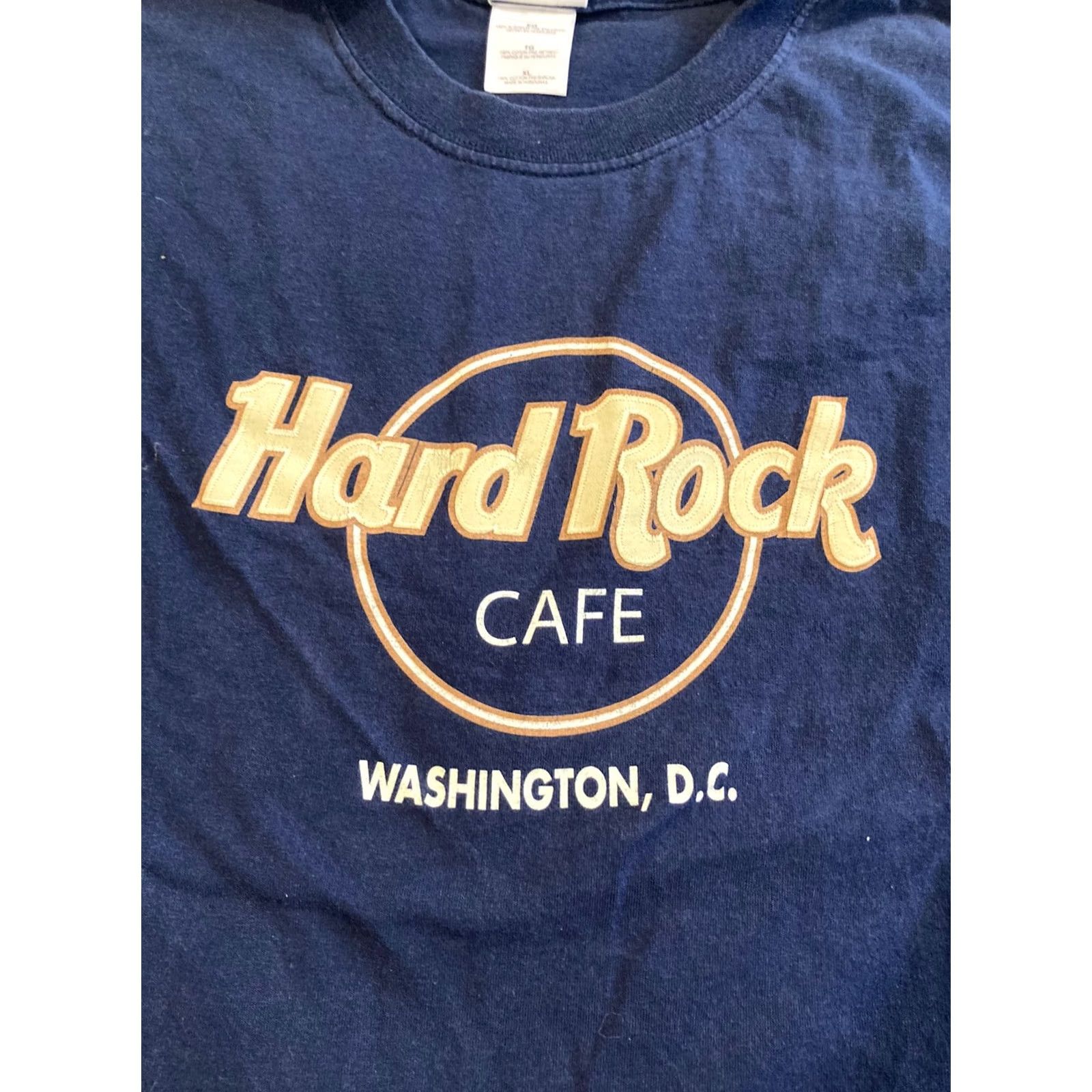 Hard Rock Cafe VINTAGE Hard Rock Cafe Washington DC T-Shirt XL Men Blue Size US XL / EU 56 / 4 - 2 Thumbnail
