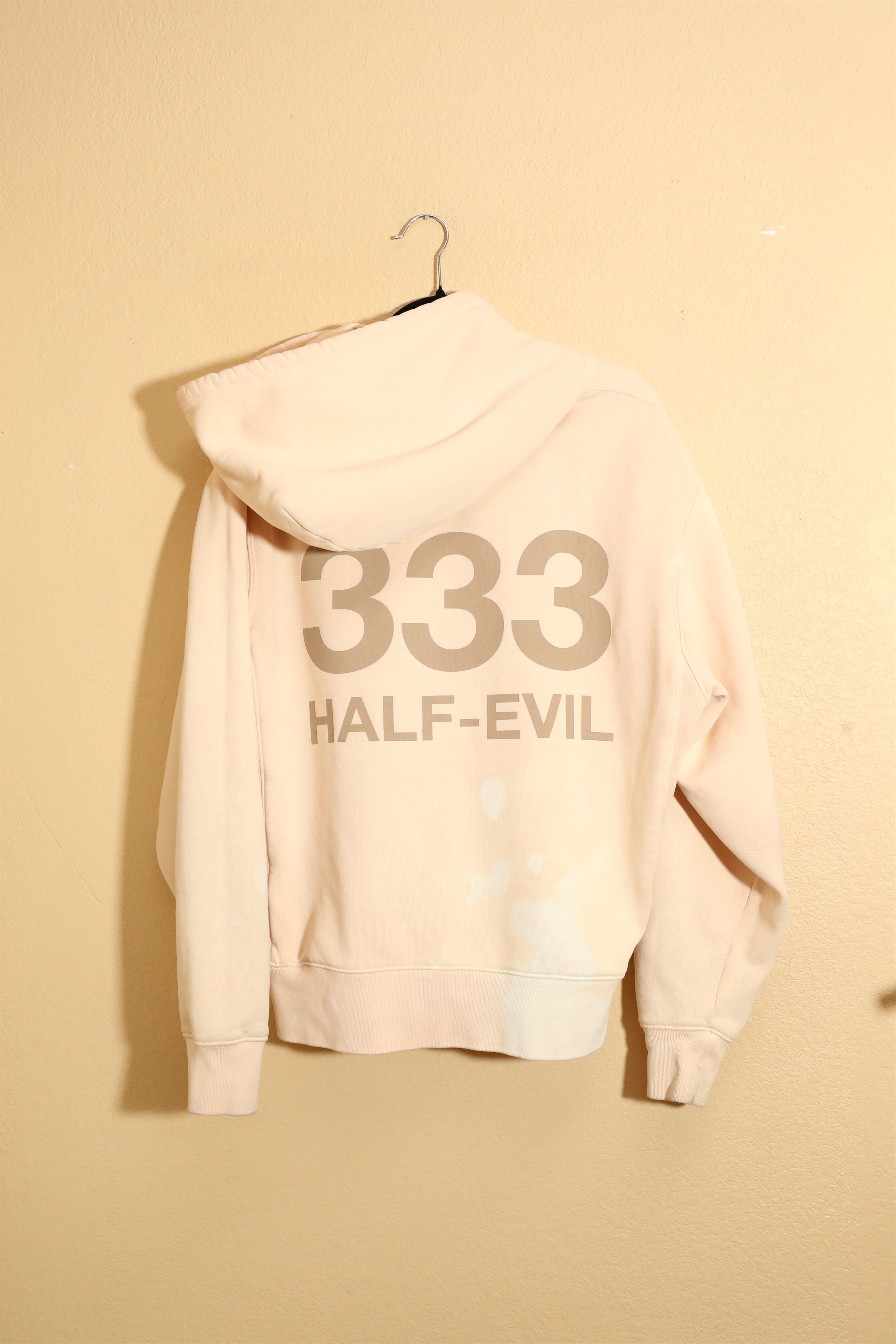 Half Evil 333 Half Evil Cream Hoodie (L) Size US L / EU 52-54 / 3 - 2 Thumbnail