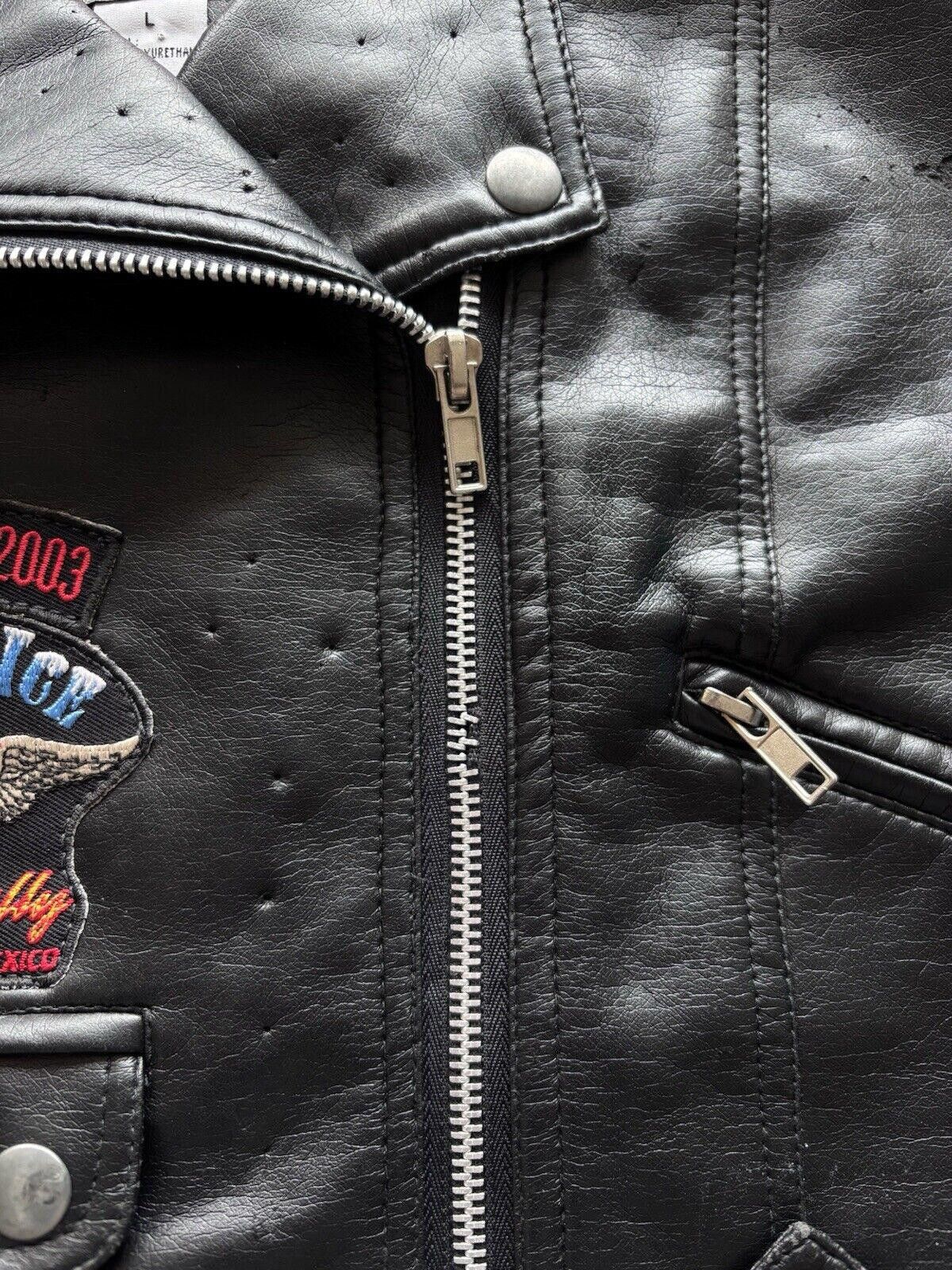 Vintage Vintage Y2K Highway Biker Lady Leather Vest Large Patches Size L / US 10 / IT 46 - 4 Thumbnail