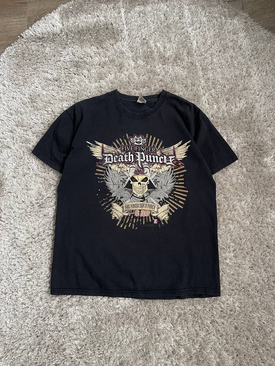 Vintage Five finger death punch t shirt Size US M / EU 48-50 / 2 - 2 Thumbnail