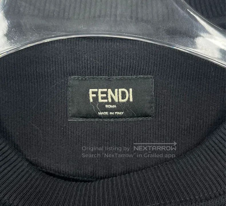 Fendi Fendi Black Pocket FF Monogram Logo Hoodie Size US S / EU 44-46 / 1 - 3 Thumbnail