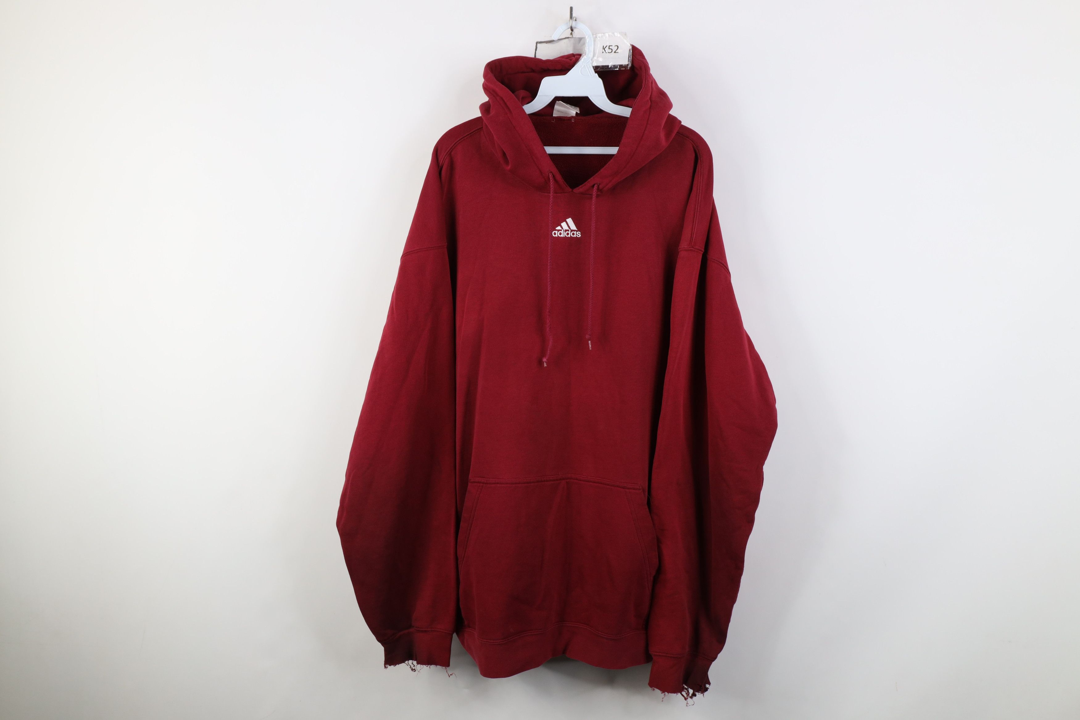 Adidas Vintage Y2K Adidas Spell Out Center Logo Hoodie Sweatshirt Size US XXL / EU 58 / 5 - 1 Thumbnail