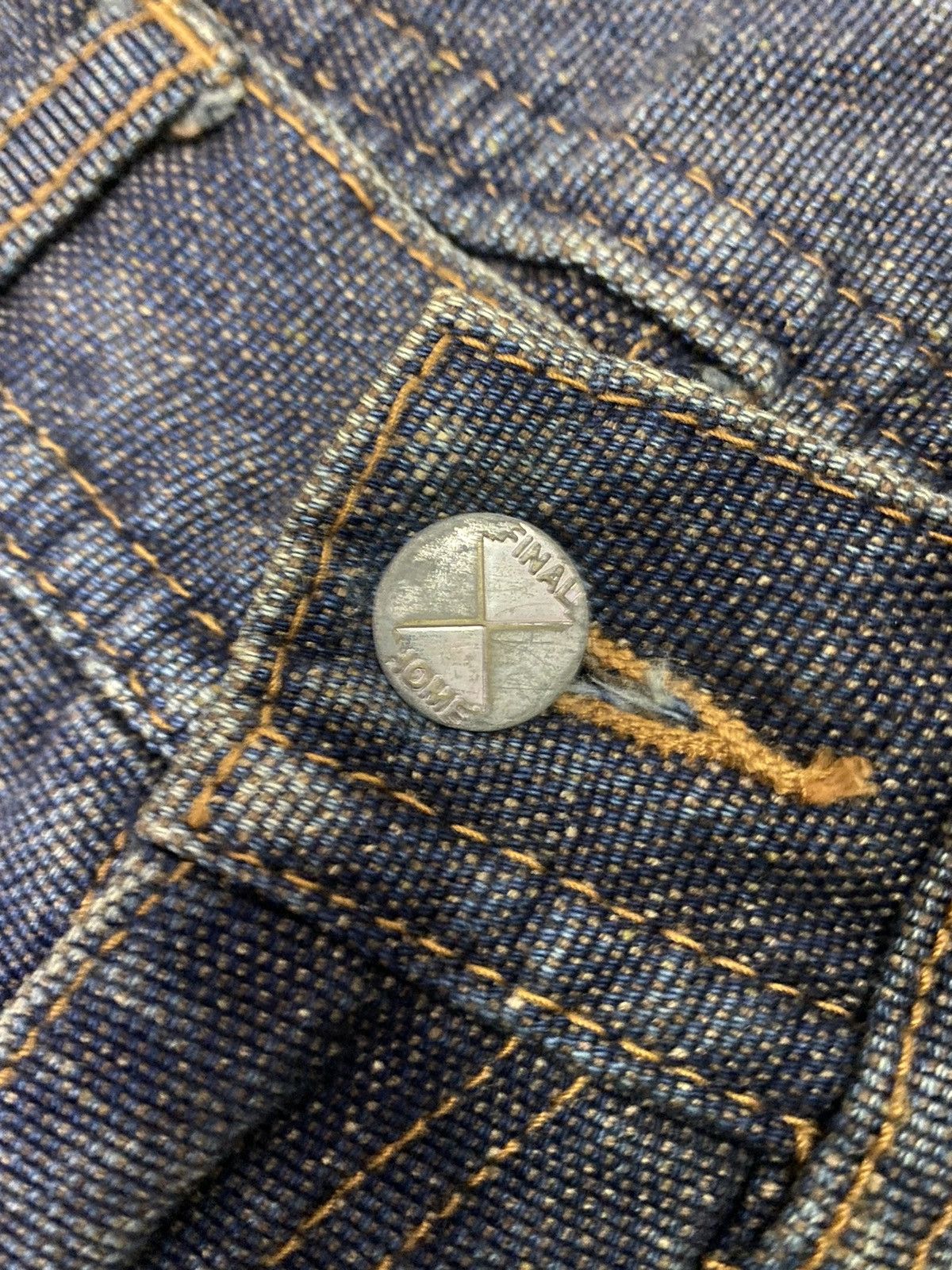 Final Home 💥Archive Issey Miyake Final Home Distressed Denim Size US 31 - 9 Thumbnail