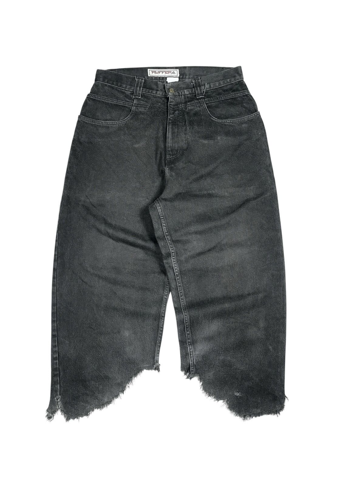 Ruff Ryders Vintage Ruffera Baggy Distressed Jeans , Style JNCO Size US 34 / EU 50 - 2 Thumbnail