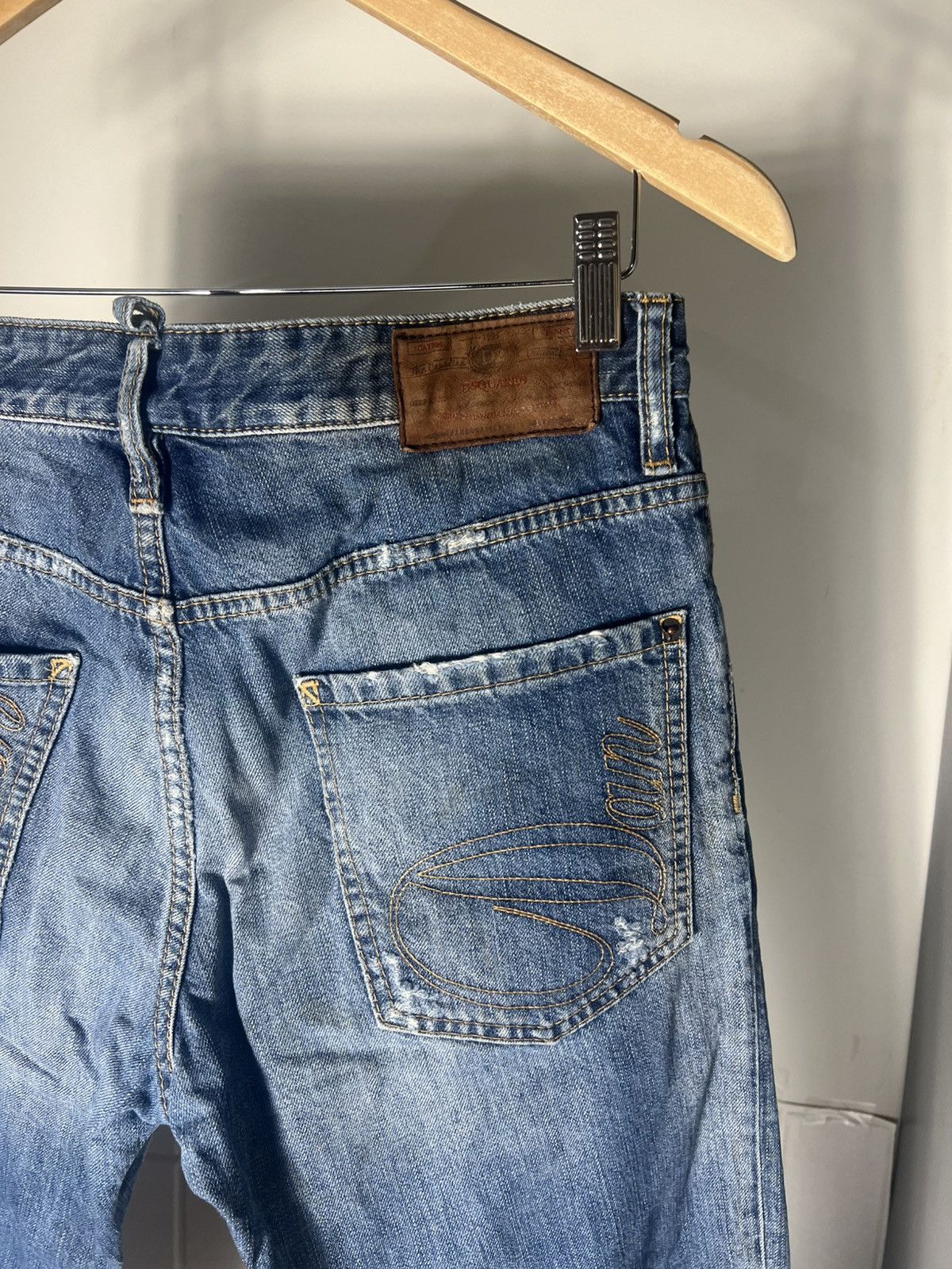 Dsquared2 × Vintage VERY RARE DSQUARED2 DENIM JEANS ITALIAN DESIGNER LUXURY Y2K Size US 32 / EU 48 - 17 Thumbnail