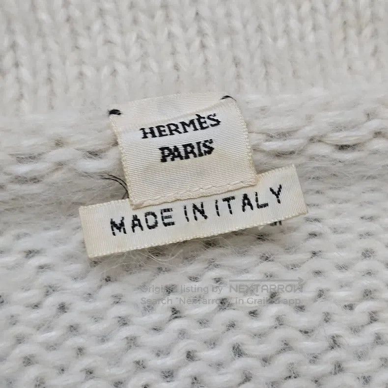 Hermes Hermes Beige Alpaca Knit Cardigan Size XXS / US 00 / IT 34 - 5 Thumbnail