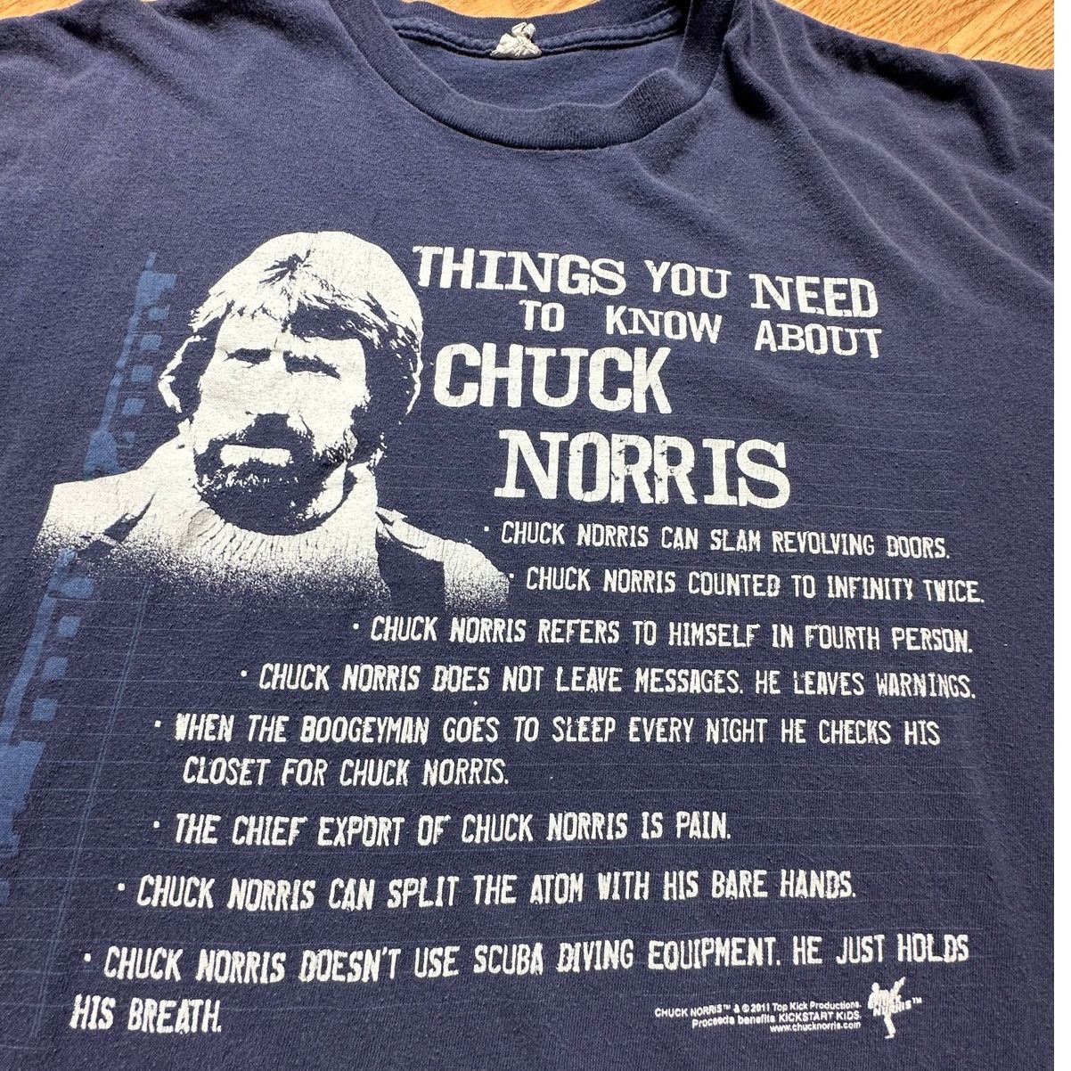 Delta Vintage 2011 Delta Pro Weight Chuck Norris T-shirt Size US M / EU 48-50 / 2 - 1 Thumbnail