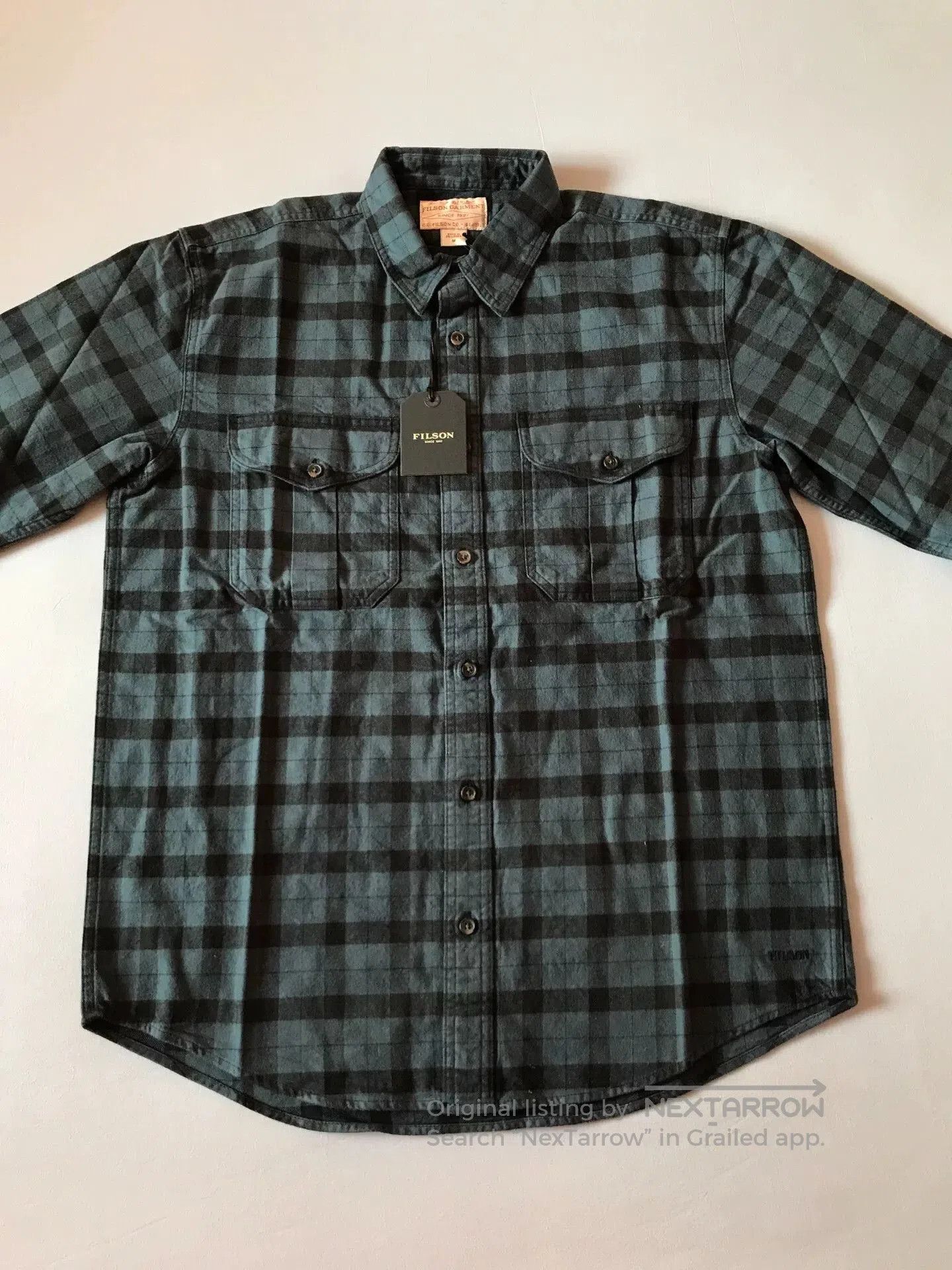 Filson Filson 11012006 Midnight Black Flannel Work Shirt. Size US M / EU 48-50 / 2 - 3 Thumbnail