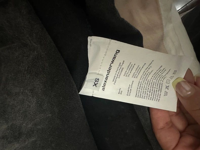 Alexander Wang Alexander Wang Long Sleeve T-shirt- Size XS / US 0-2 / IT 36-38 - 4 Thumbnail