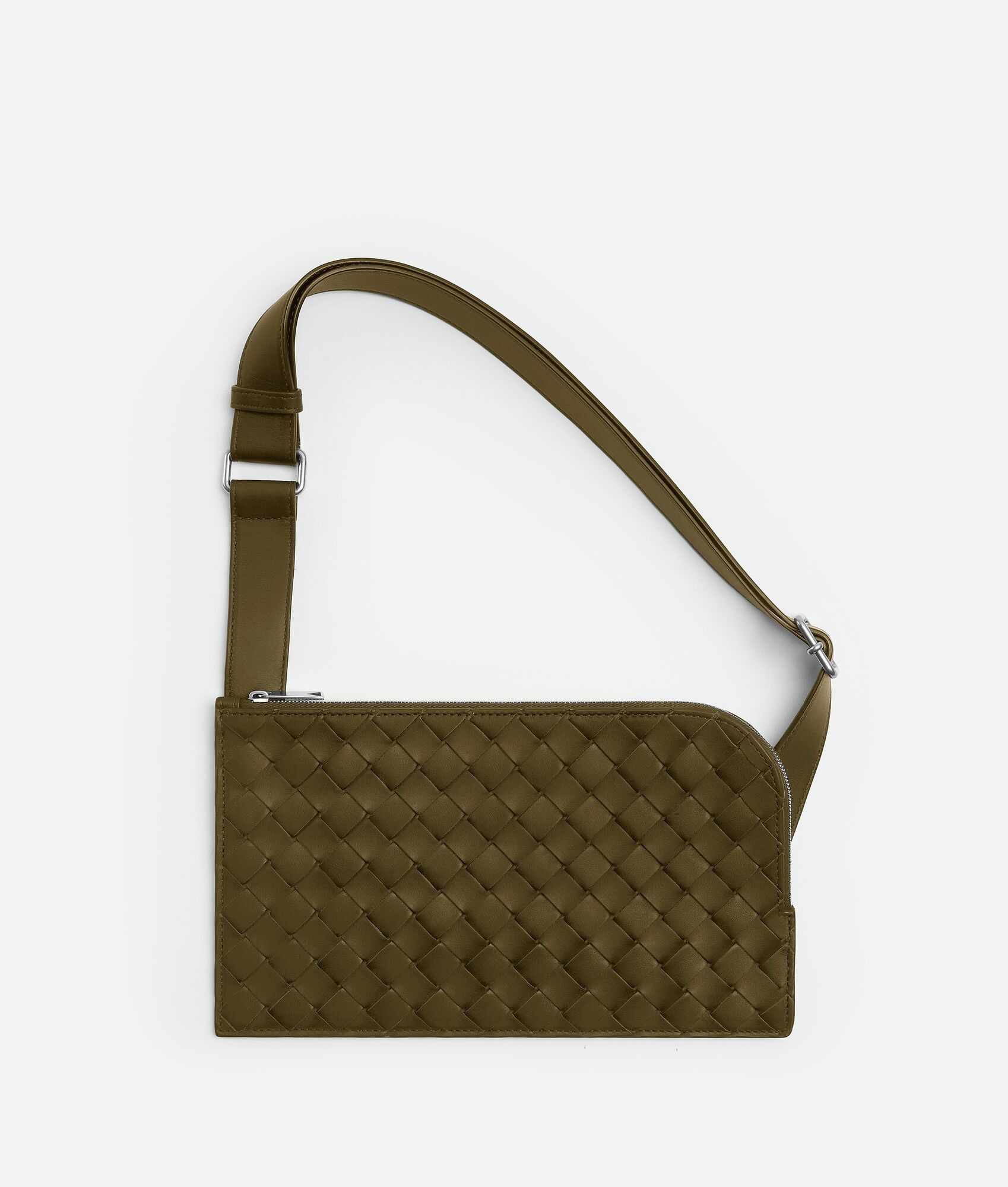 Bottega Veneta o1n1vont0225 Size: OS / Intrecciato Sling Bag in Olive Green Size ONE SIZE - 1 Thumbnail