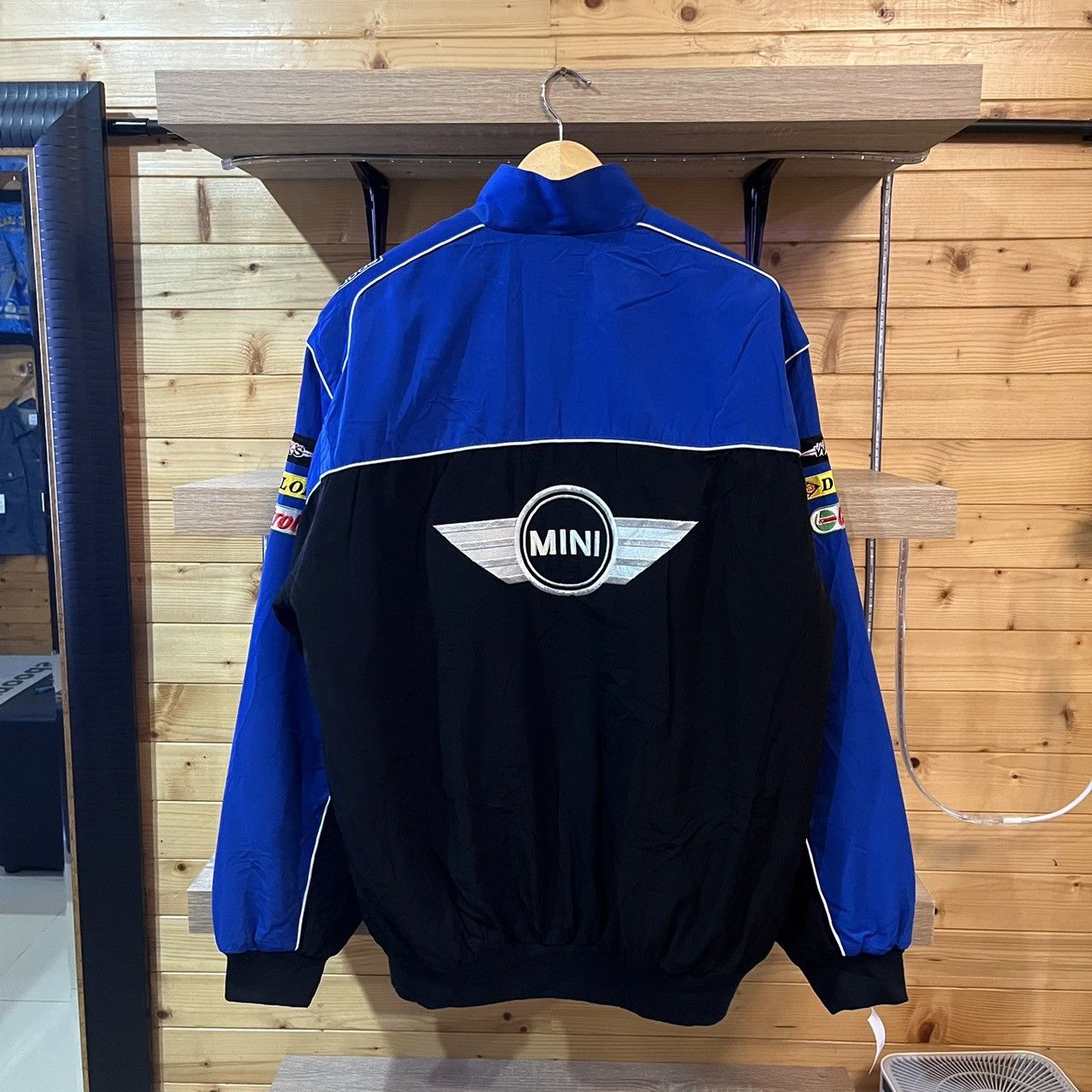 Vintage MINI COOPER JACKET BLACK-BLUE Size US XXL / EU 58 / 5 - 2 Thumbnail