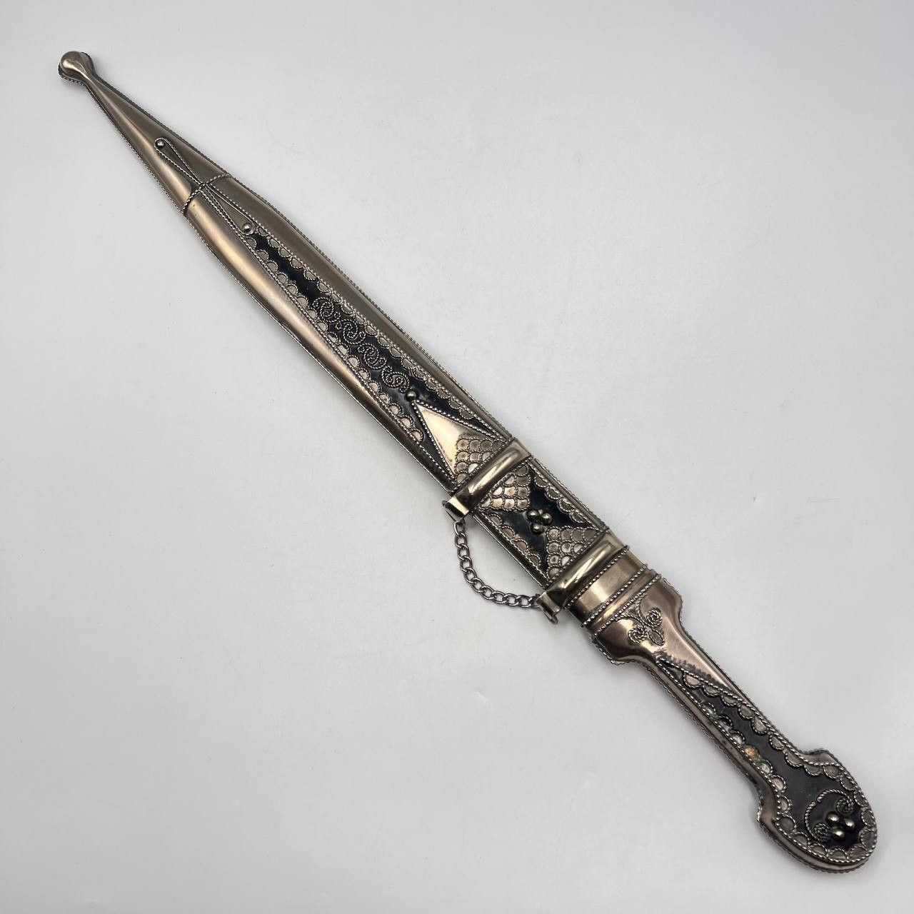 Vintage Vintage Decor Dagger Sword Filigree Enamel Steel Souvenir Size ONE SIZE - 4 Thumbnail