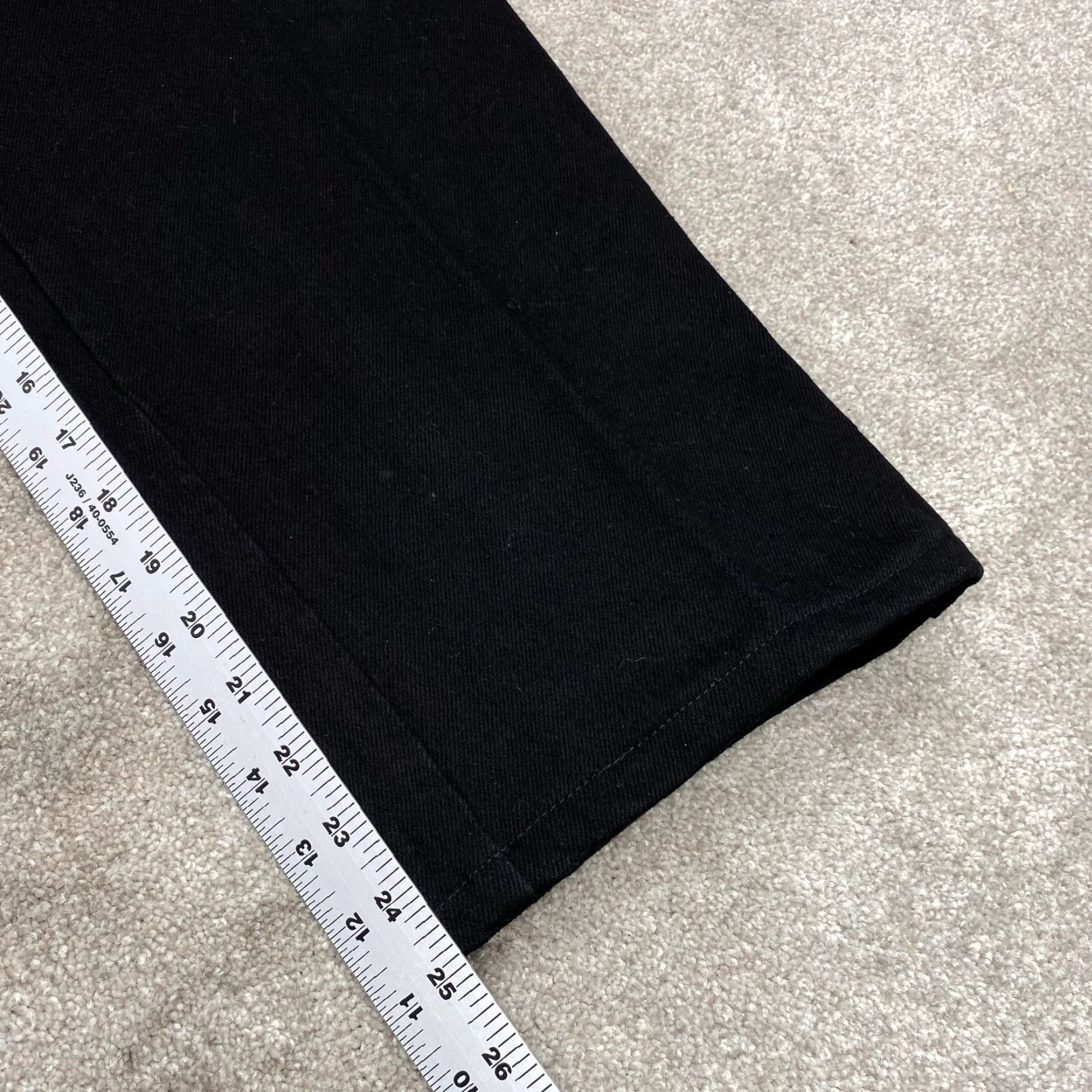 Route 66 VINTAGE Route 66 Jean Mens 36x25 Black Denim Jeans Regular Fit Tapered 7202 Size US 36 / EU 52 - 6 Thumbnail
