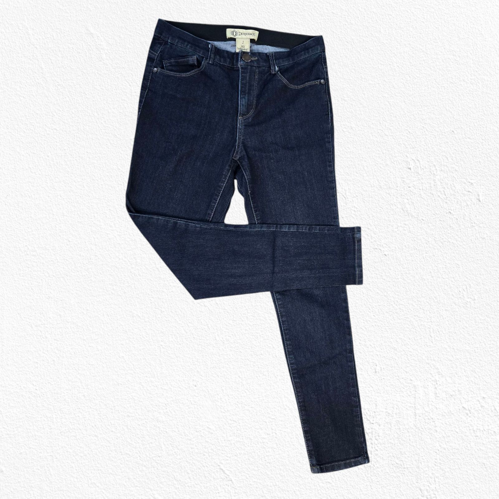 Other Dark Wash Mid Rise Slimming Skinny Jeans Size 2 Size 26" / US 2 / IT 38 - 9 Thumbnail