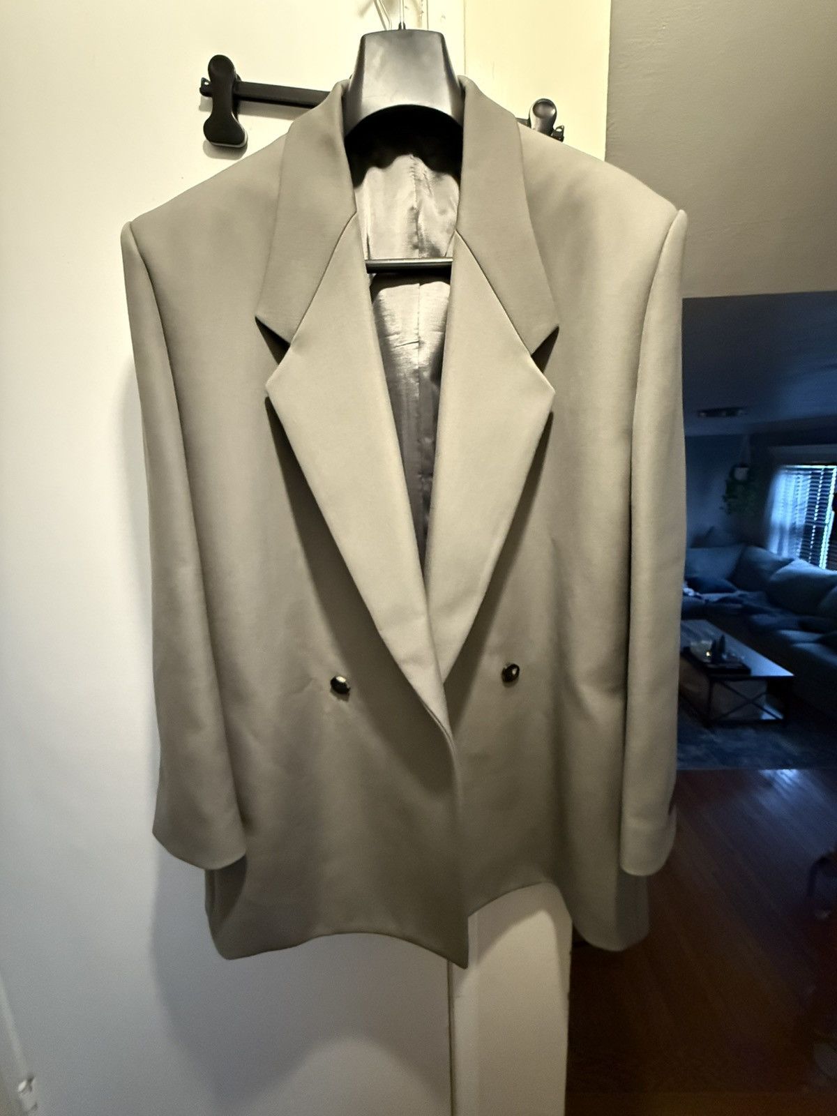 Fear of God Eternal Twill California Blazer Dusty Concrete Size 48L - 1 Thumbnail
