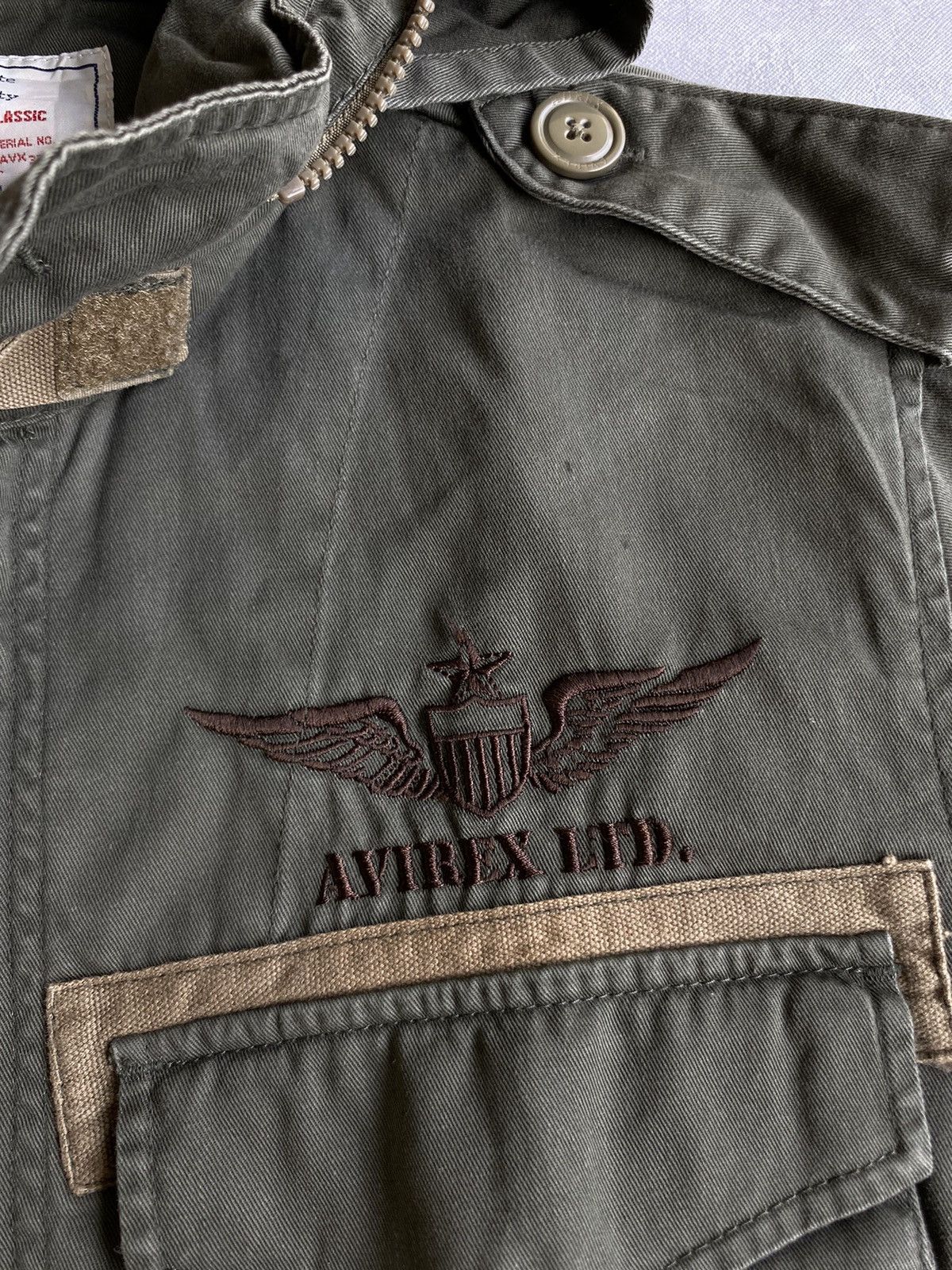 Vintage Avirex Miltary Jacket Menswear