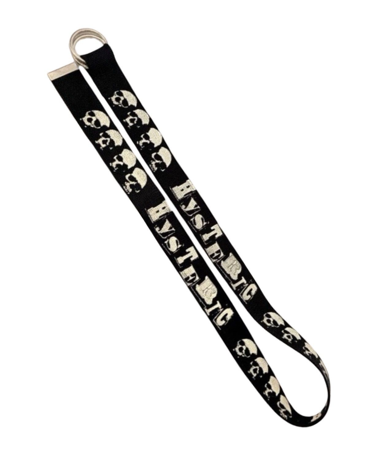 Skull Print Cotton Military Belt