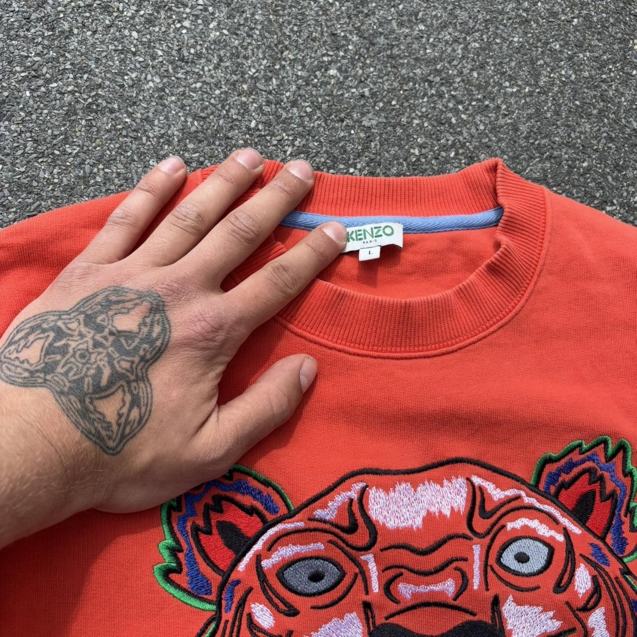 Japanese Brand × Kenzo × Vintage Vintage y2k 90s Kenzo Paris drawstring jumper Size US L / EU 52-54 / 3 - 4 Thumbnail