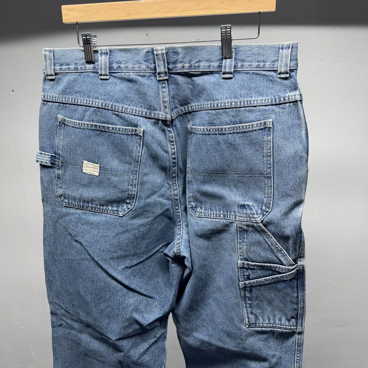 Vintage 90s Old Navy Baggy Wide Leg Painters Pants ERD Grunge Faded Size US 36 / EU 52 - 5 Thumbnail