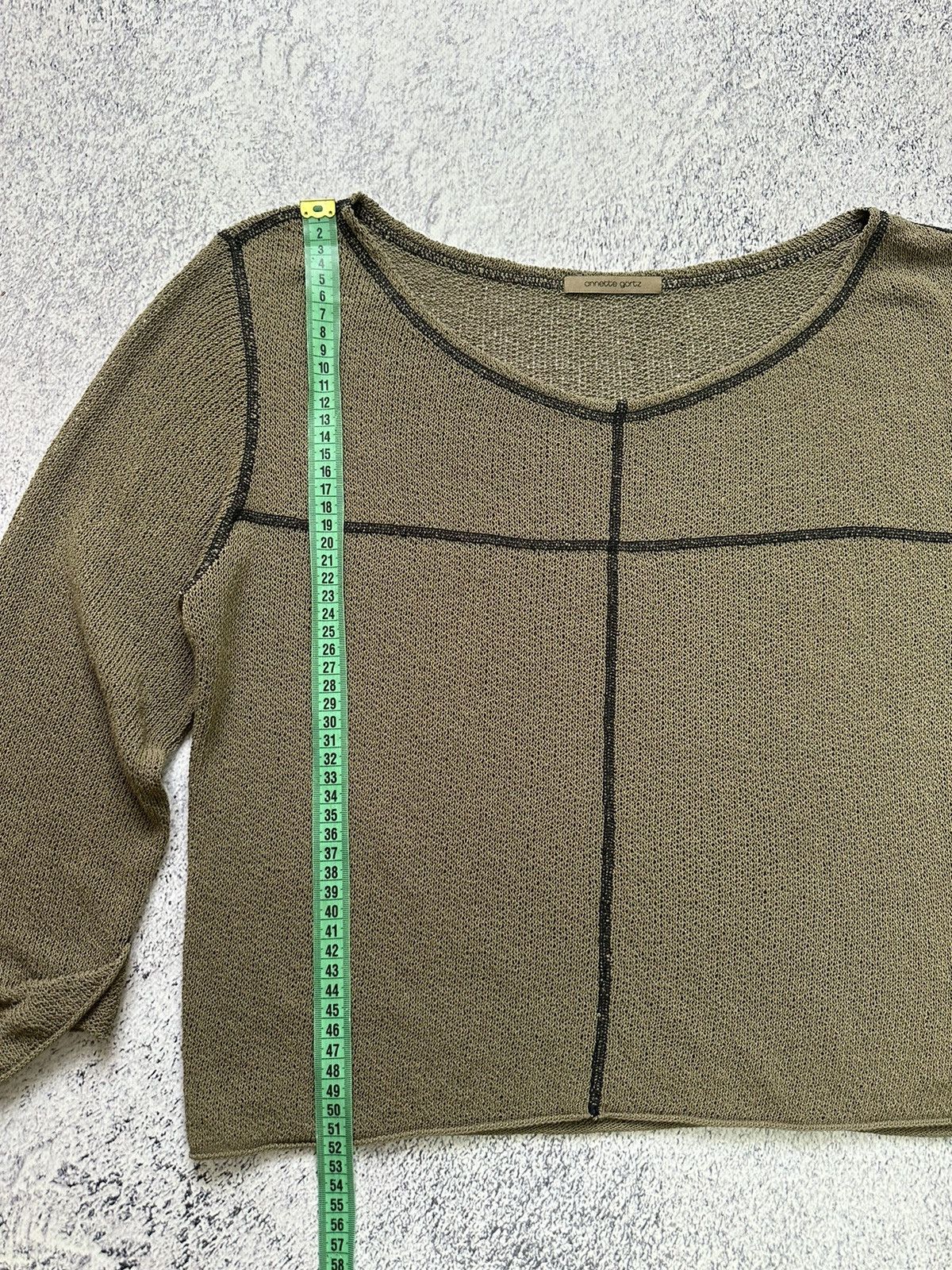 Annette Gortz Annette Görtz Pullover M in Green avantgarde Opium JPG Size M / US 6-8 / IT 42-44 - 9 Thumbnail