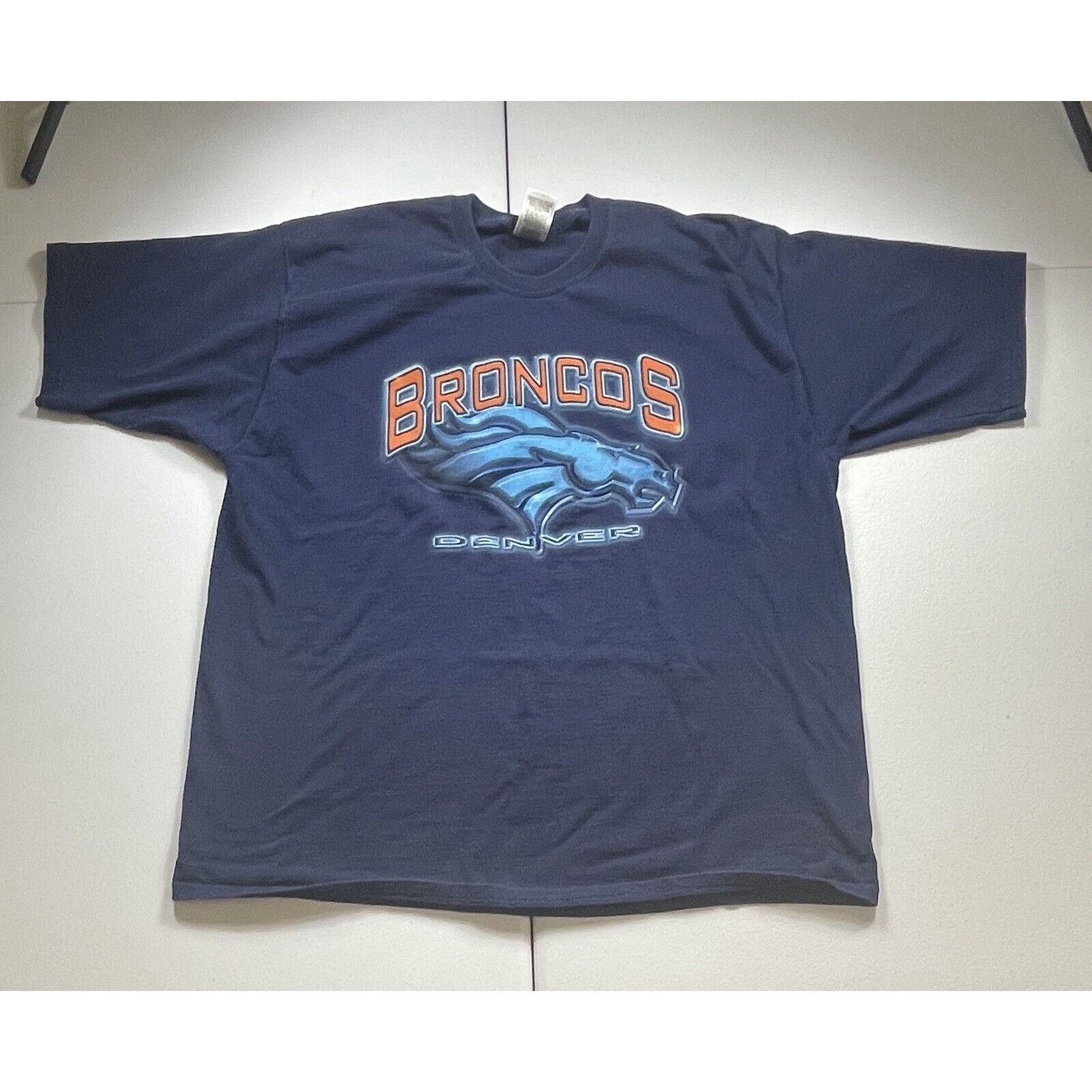 Pro Player Vintage Pro Player Denver Broncos Shirt Mens 2XL Blue NFL Size US XXL / EU 58 / 5 - 1 Thumbnail