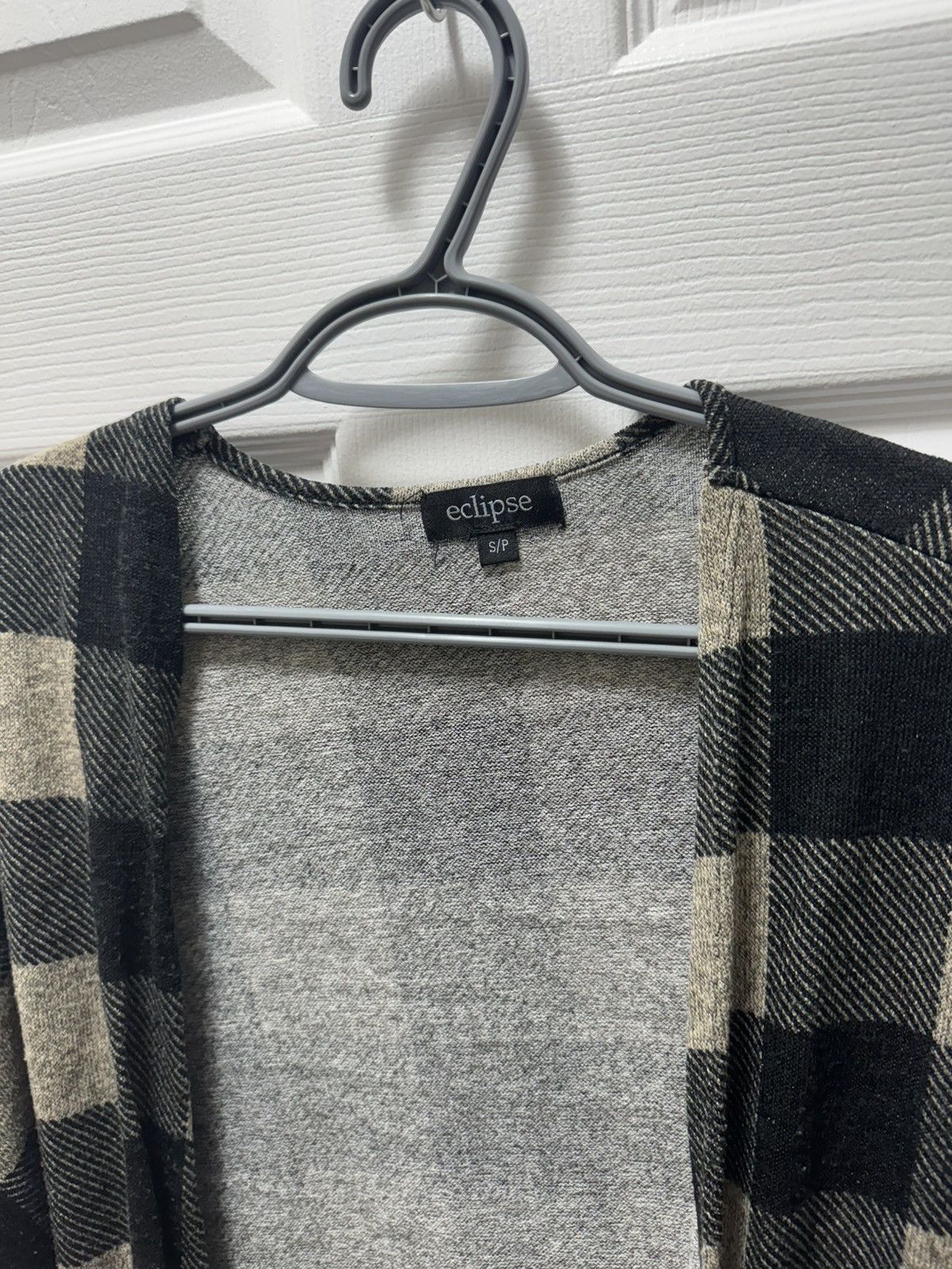 Flannel × Vintage Eclipse Flannel Cardigan 3/4 Sleeve Avant Garde Twilight Size S / US 4 / IT 40 - 3 Thumbnail