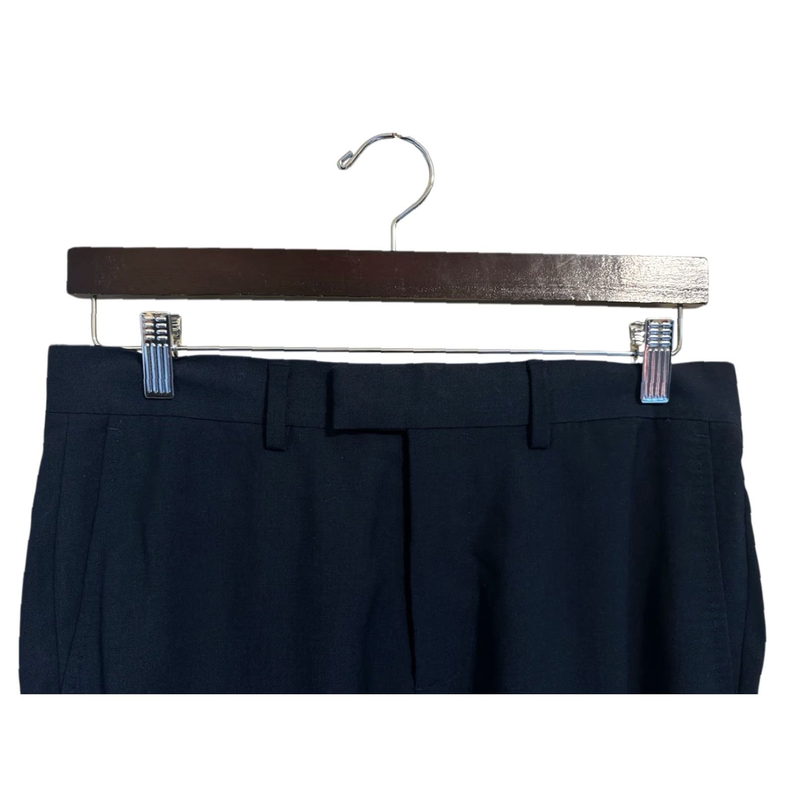 H&M H&M Dress Pants Skinny Men 32 Inseam 29 Dress Pants Navy Blue 2010s Mens Size US 32 / EU 48 - 3 Thumbnail