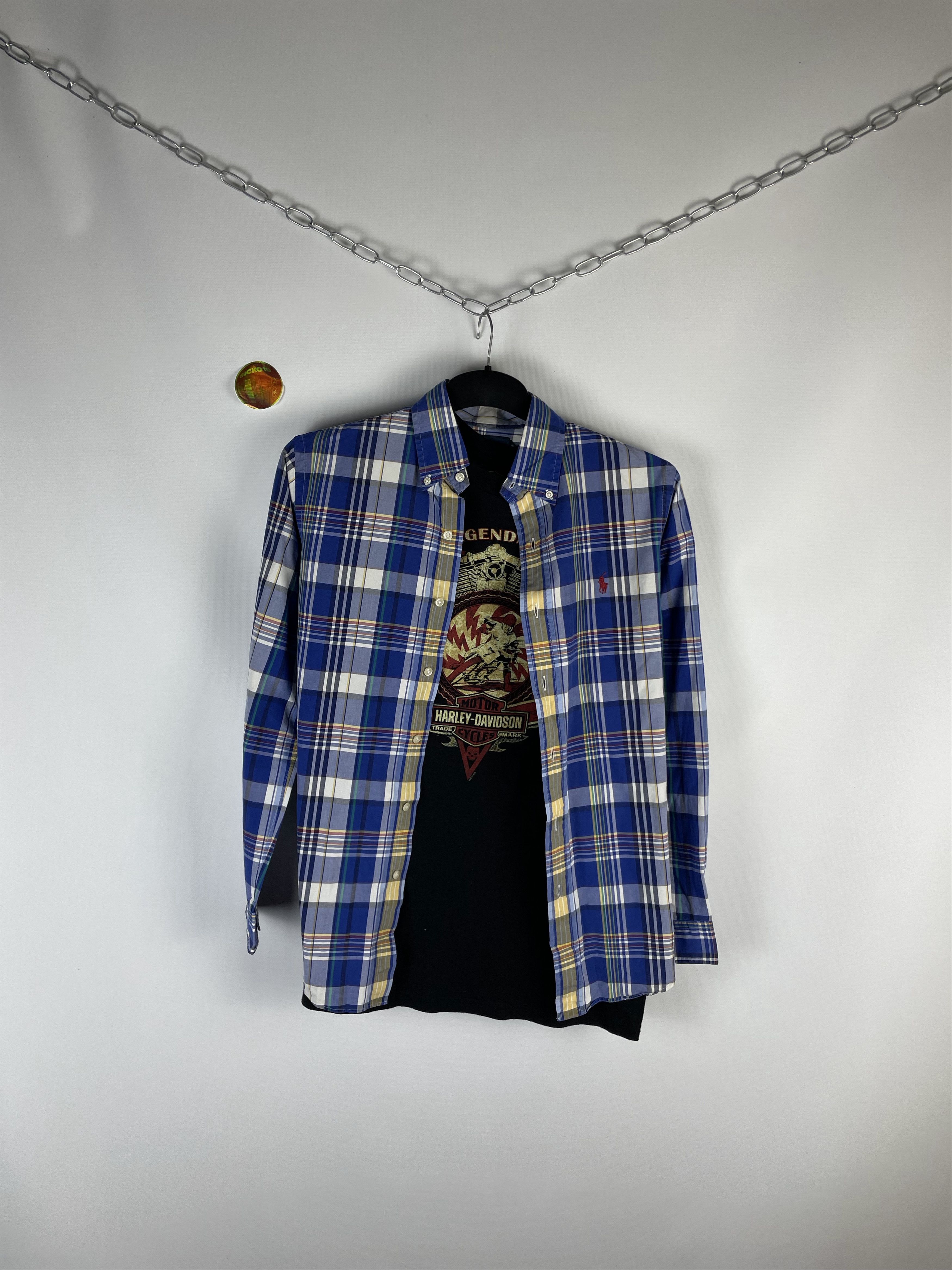 Flannel Flannel Polo Ralph Lauren Vintage Mens Shirt Size US S / EU 44-46 / 1 - 1 Thumbnail