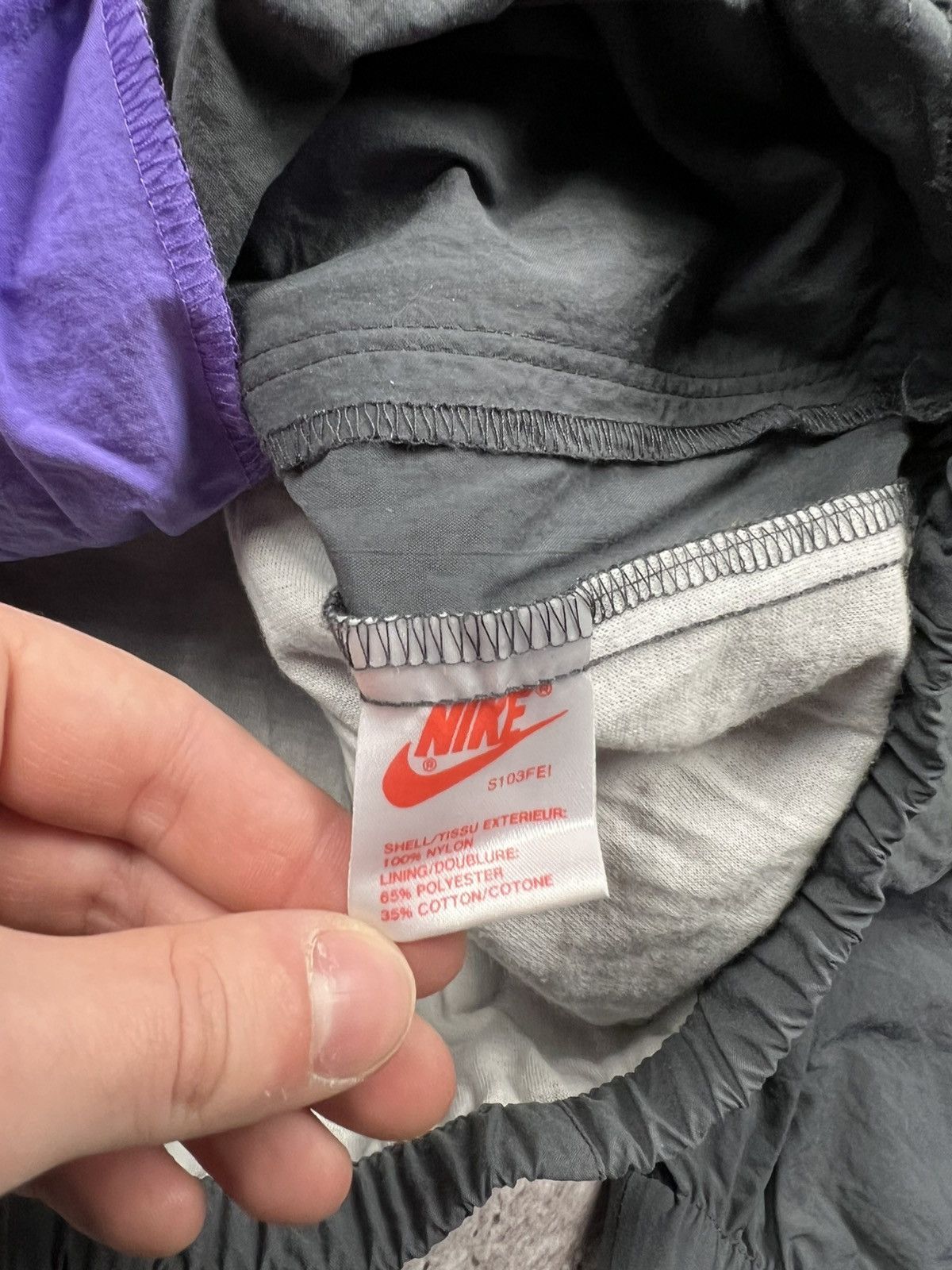 Nike Nike Vintage Jacket Nylon Windbreaker Drill Streetwear Y2K Size US S / EU 44-46 / 1 - 5 Thumbnail