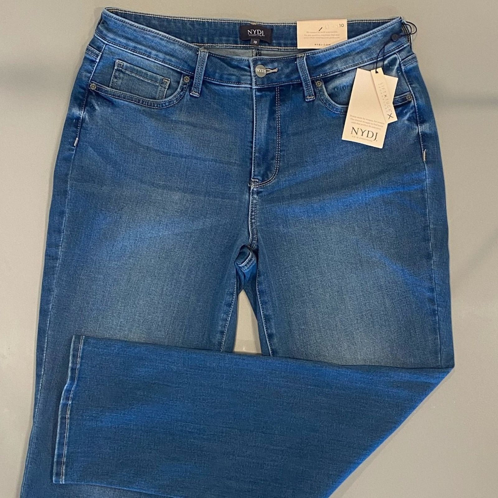 NYDJ NWT NYDJ Women's Relaxed Slender Lovesick Jeans - 10 Size 32" / US 10 / IT 46 - 2 Thumbnail