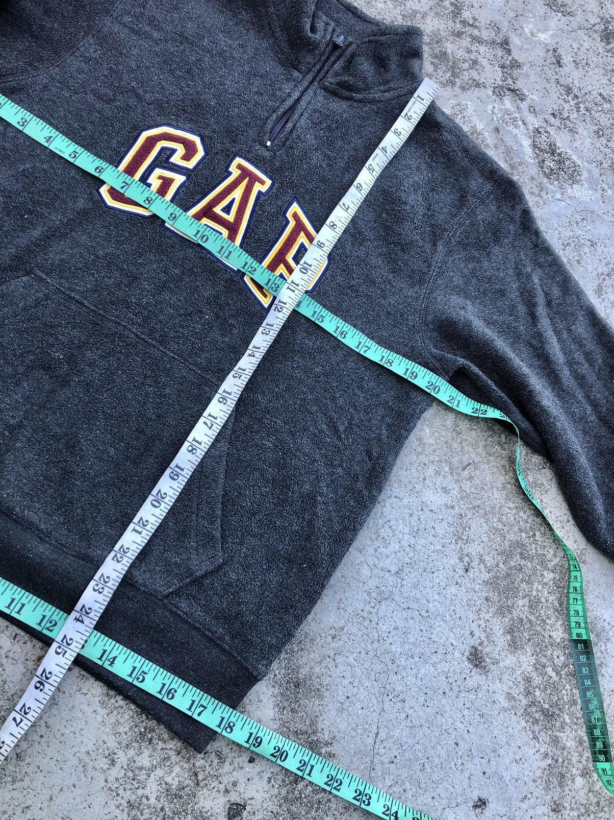 Gap × Vintage VINTAGE GAP SPELLOUT 1/4 ZIPPER SWEATER Size US S / EU 44-46 / 1 - 9 Thumbnail
