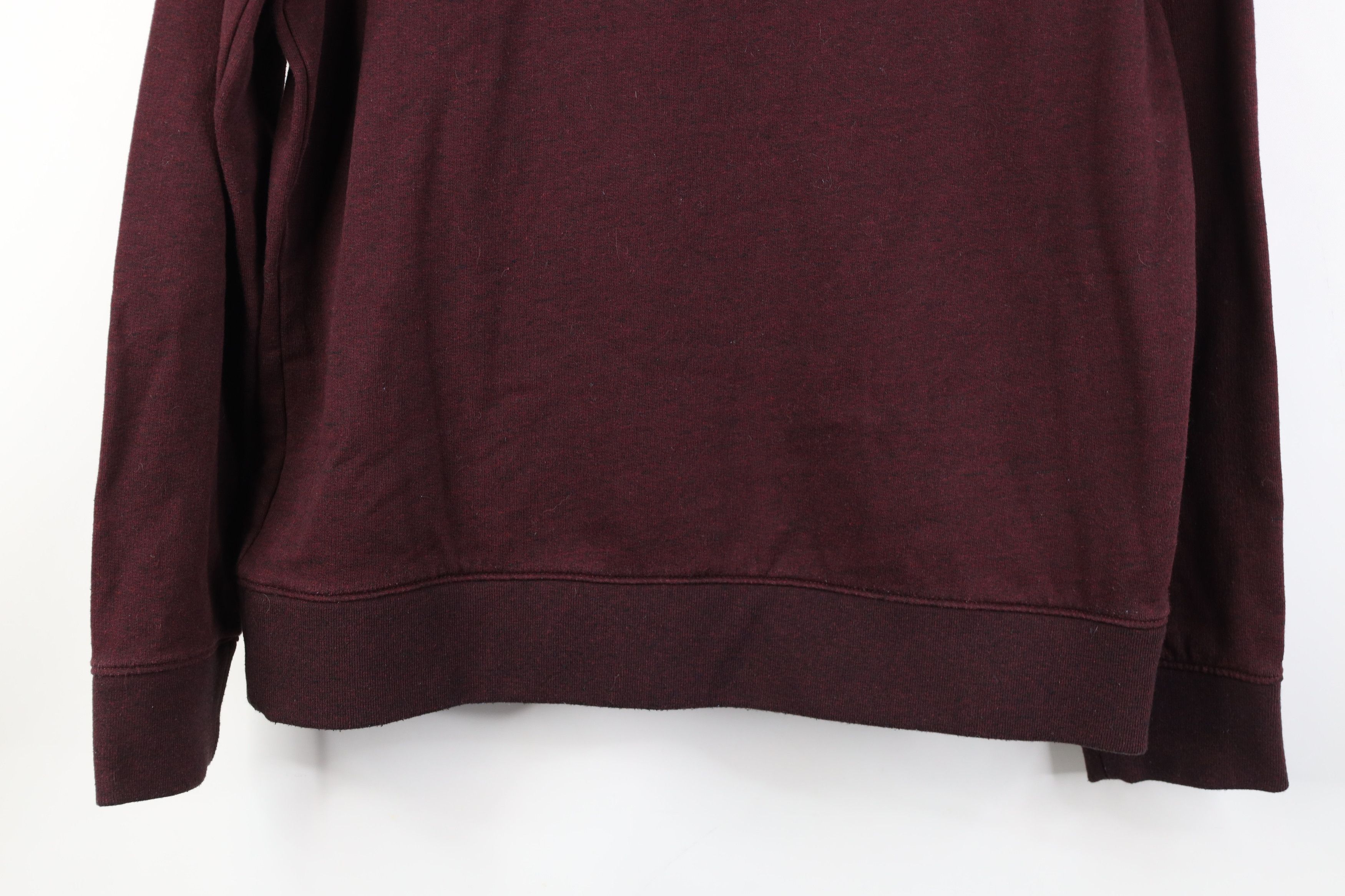 UNTUCKit Untuckit Heavyweight 1/4 Half Zip Pullover Sweater Maroon Size US S / EU 44-46 / 1 - 14 Thumbnail