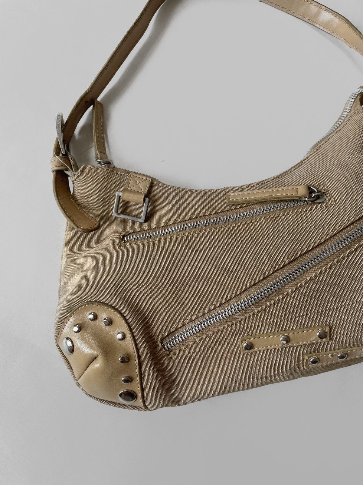 Designer × Vintage Vintage Y2K zip pocket shoulder bag Size ONE SIZE - 2 Thumbnail