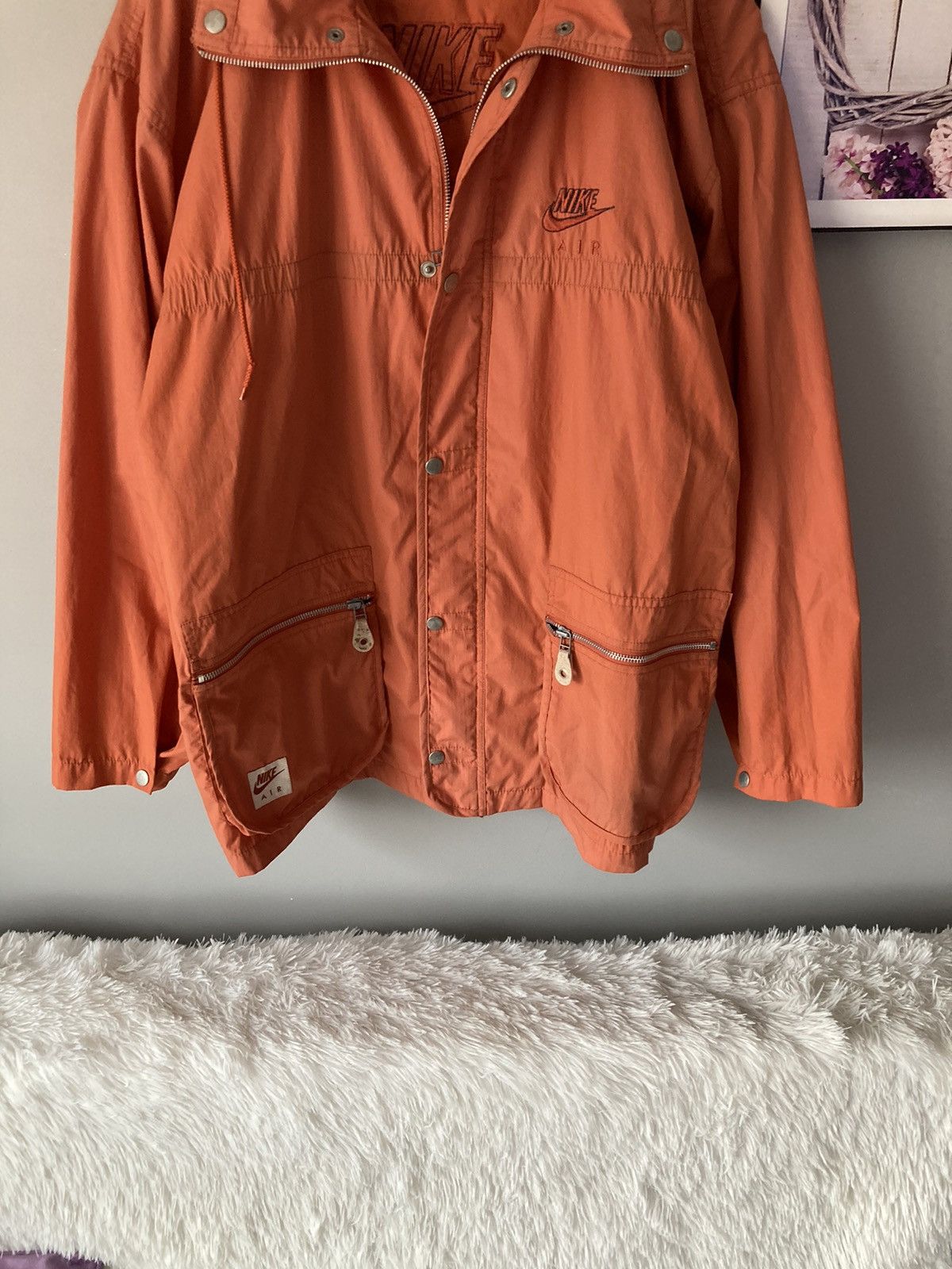 Nike × Vintage Vintage retro rare 90s nike light rain jacket L spellout y2k Size US L / EU 52-54 / 3 - 7 Thumbnail