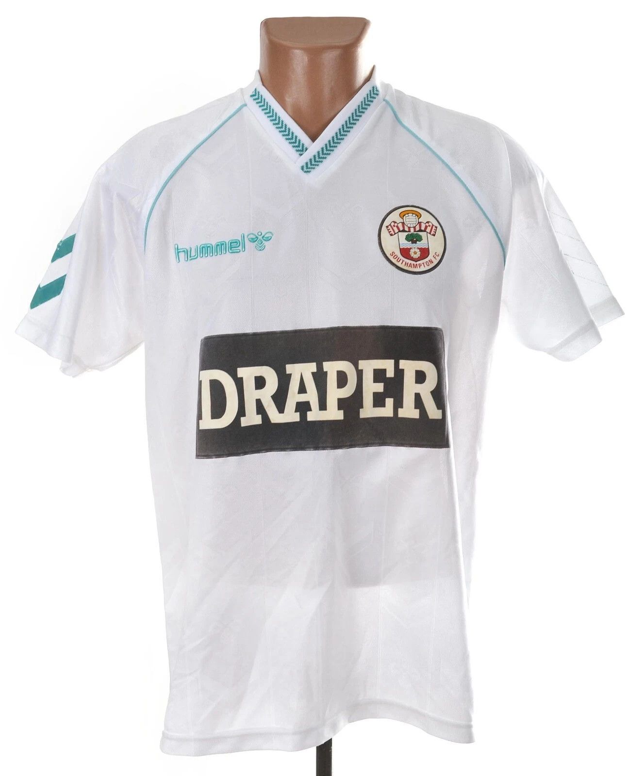 Hummel SOUTHAMPTON 1989/1991 AWAY FOOTBALL SHIRT HUMMEL SIZE M Size US M / EU 48-50 / 2 - 1 Thumbnail