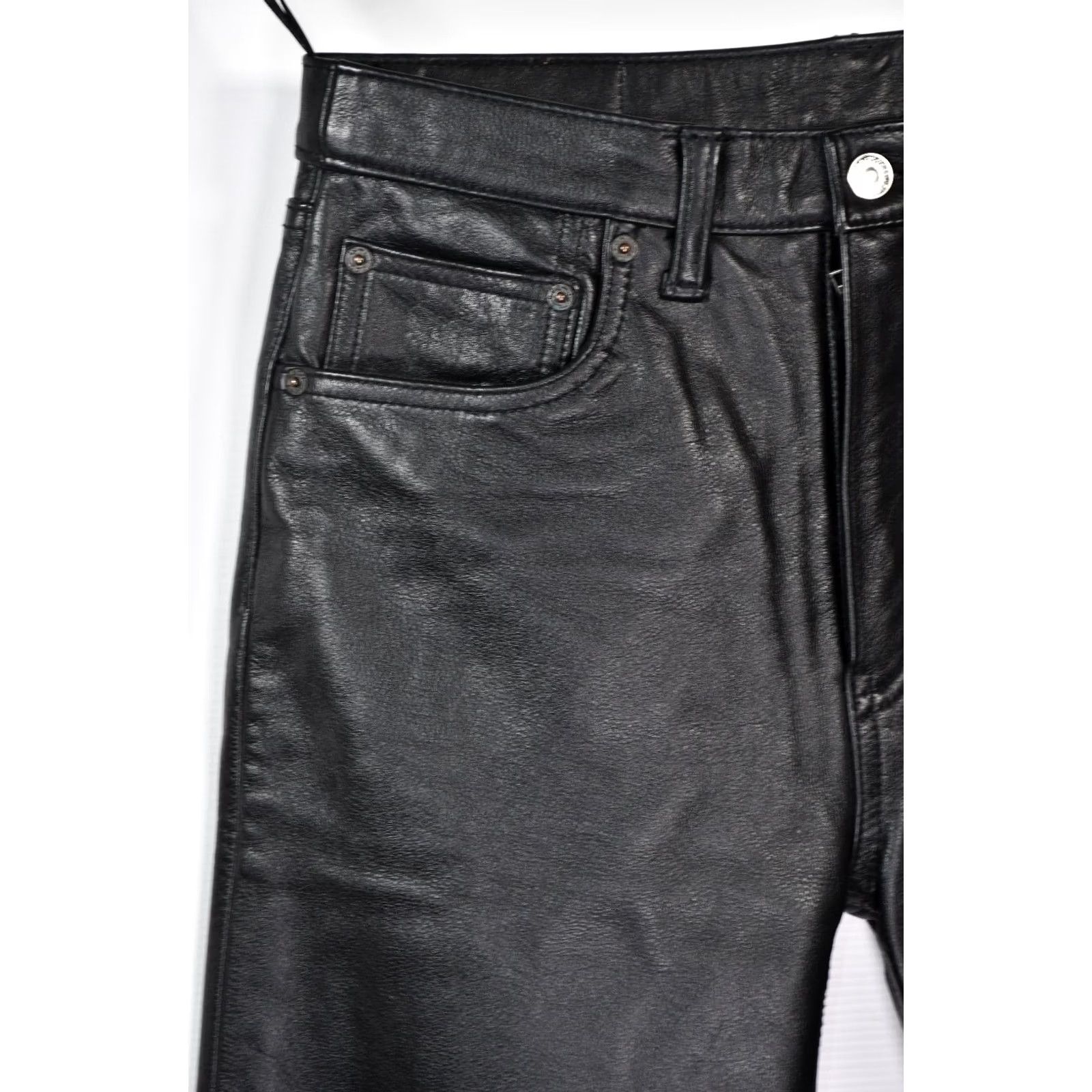 Levi's VINTAGE Levi's 511-96 Leather Jeans Waist 31 Inseam 34 Black Men 2000s Straight Leather Size US 31 - 7 Thumbnail