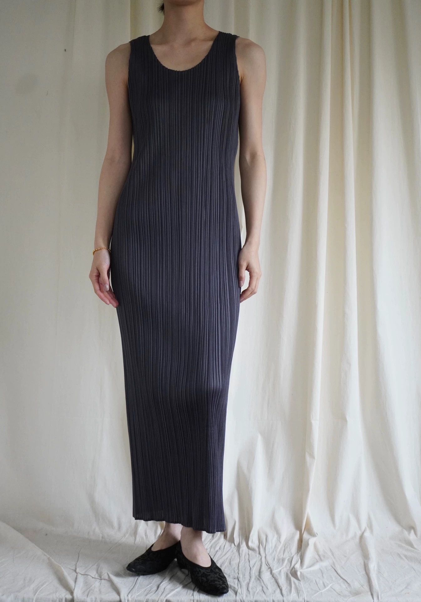 Issey Miyake Issey Miyake 1994 PP Single Slit Vest Dress Size ONE SIZE - 3 Thumbnail