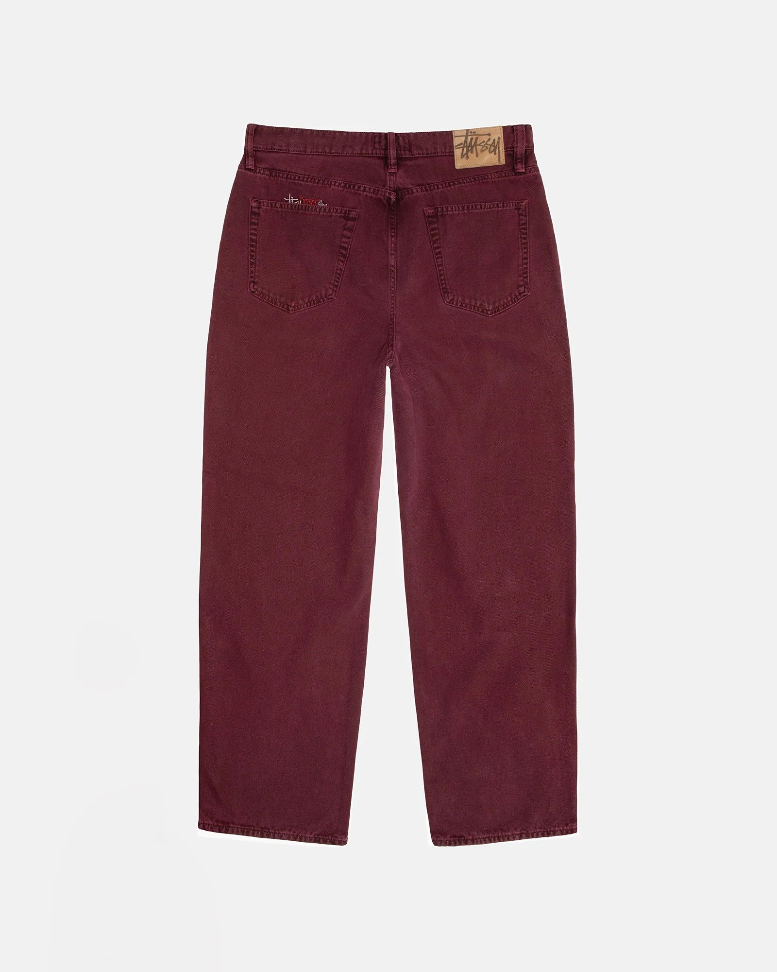 Stussy × Vintage Stussy Big Ol Jean Wine Size 30 Size US 30 / EU 46 - 2 Thumbnail