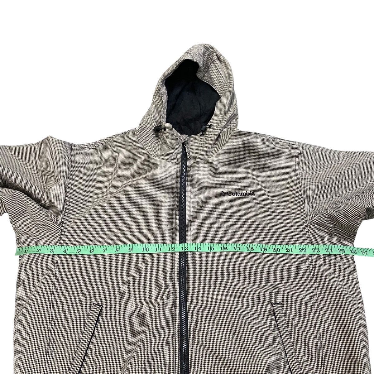 Columbia Columbia Hoodie Zipper Houndstooth L Size (Fit XL) GreyBlack Size US L / EU 52-54 / 3 - 12 Thumbnail