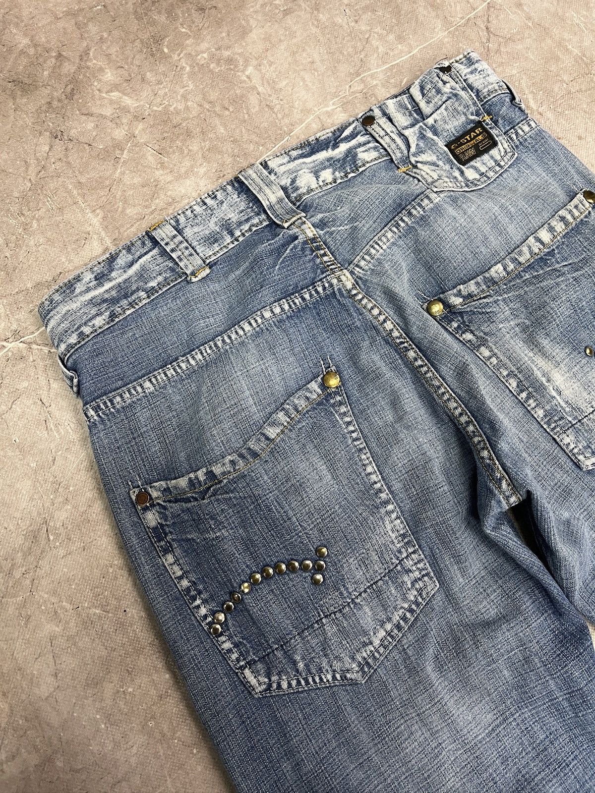 Junya Watanabe Junya watanabe style distressed jeans g star raw y2k Size US 30 / EU 46 - 8 Thumbnail
