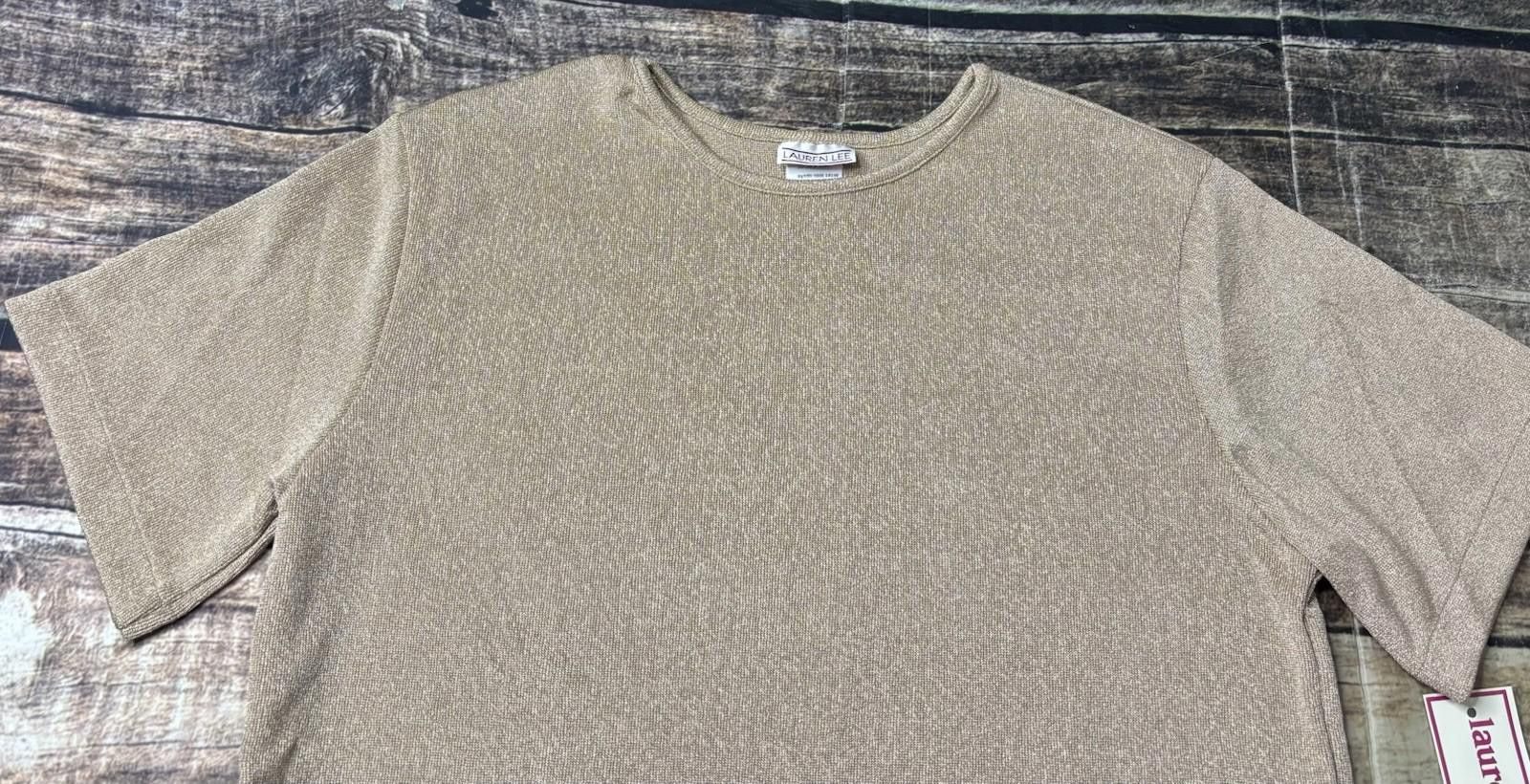Lee VTG 80s Lauren Lee Top Women's Large USA Made Size L / US 10 / IT 46 - 5 Thumbnail