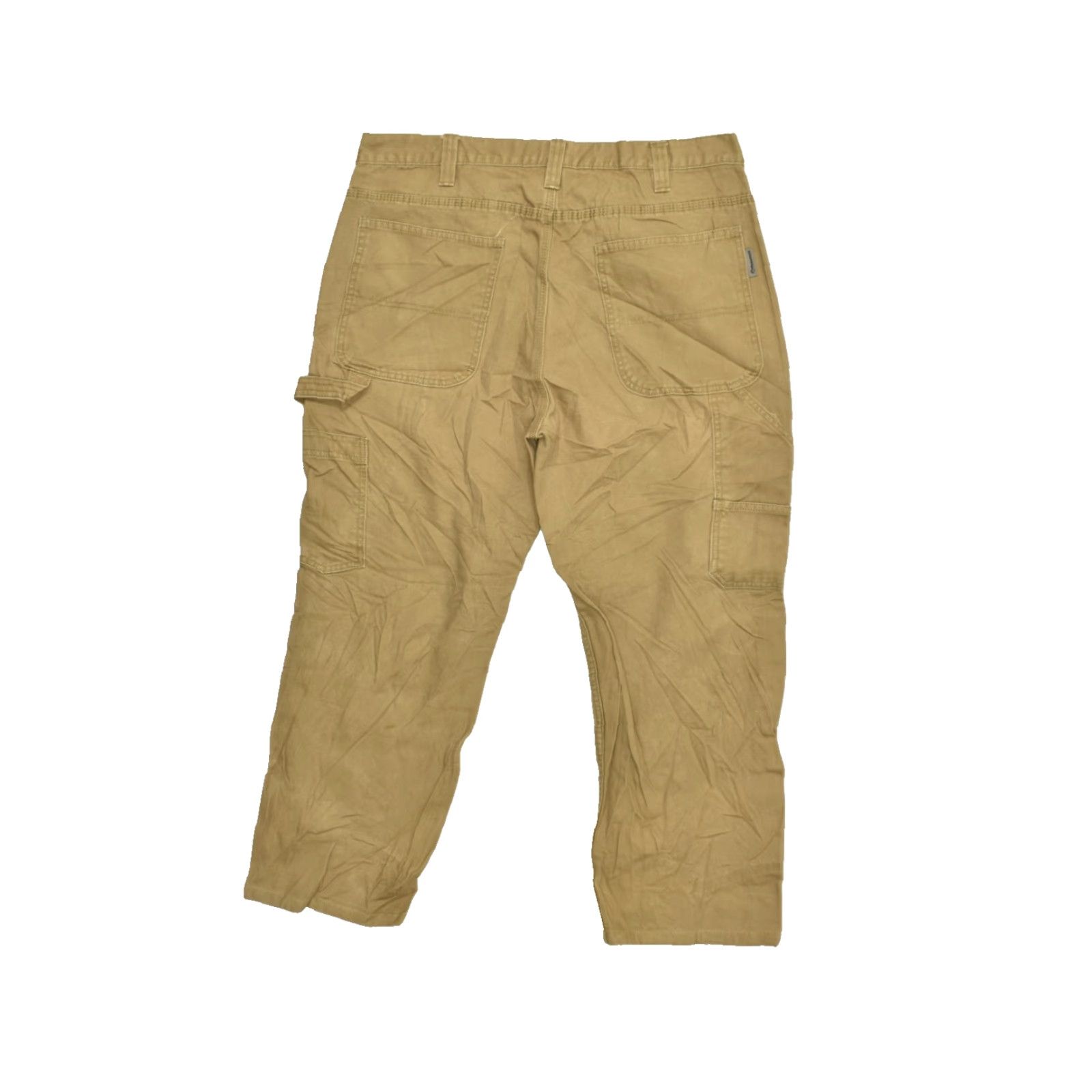 Vintage Wolverine Men's 38x30 Brown Cotton Canvas Utility Carpenter Work Pants Size US 38 / EU 54 - 2 Thumbnail